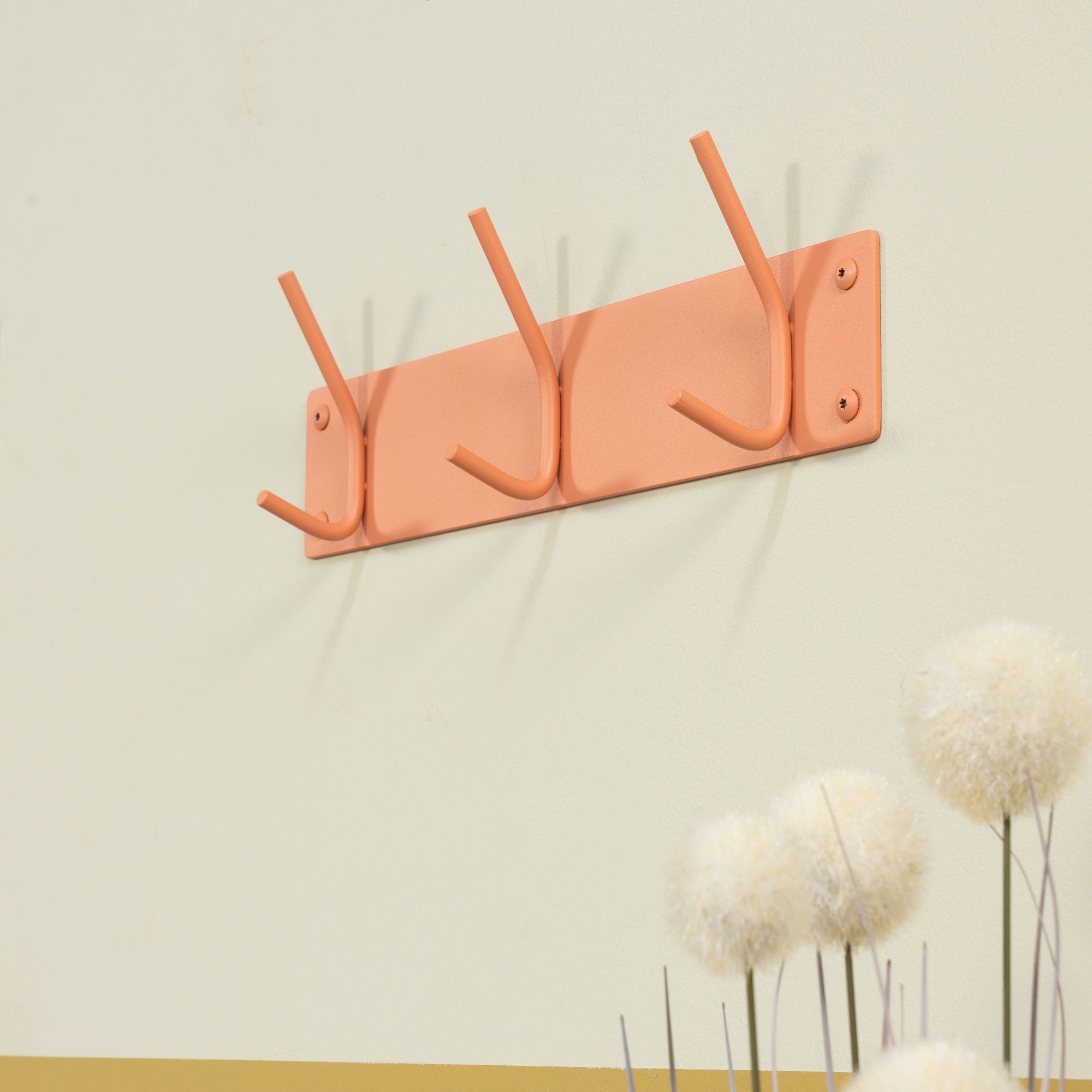 Spinder Design Garderobenhaken Metall, Zeitloses Design, 3 Haken, Breite 40 cm