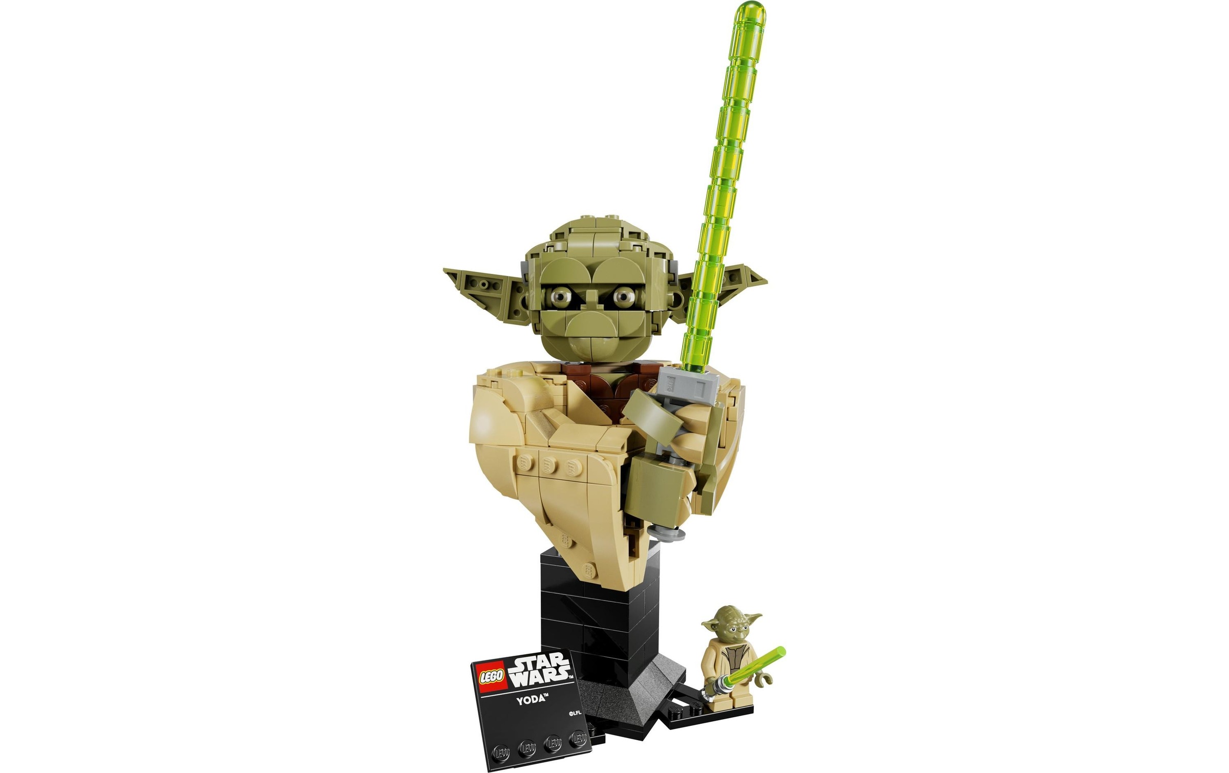 LEGO® Konstruktionsspielsteine »Yoda Büste (75438), LEGO Star Wars™«