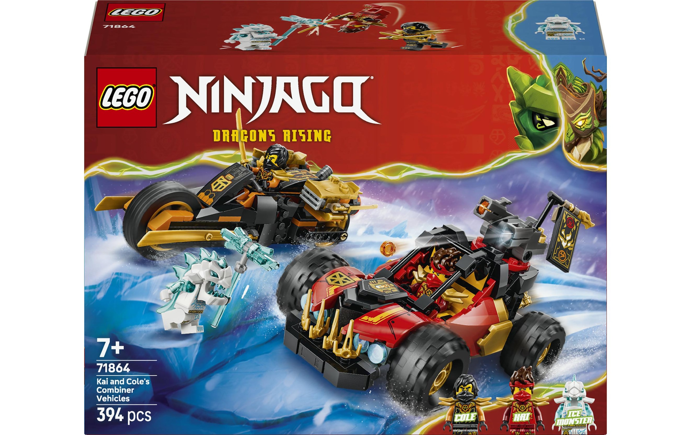 LEGO® Konstruktionsspielsteine »Kais und Coles Kombi-Flitzer (71864), LEGO Ninjago« Made in Europe