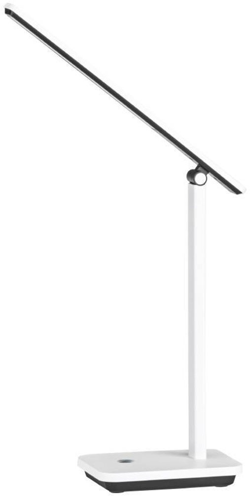 EGLO Tischleuchte »INIESTA LED Tischlampe, weiß-schwarz, Touchsensor, dimmbar, USB«, 1 flammig, Leuchtmittel LED-Modul | LED fest integriert, Leselampe, Schreibtischlampe, 3-step CCT, Kopf verstellbar, 33x35x35cm