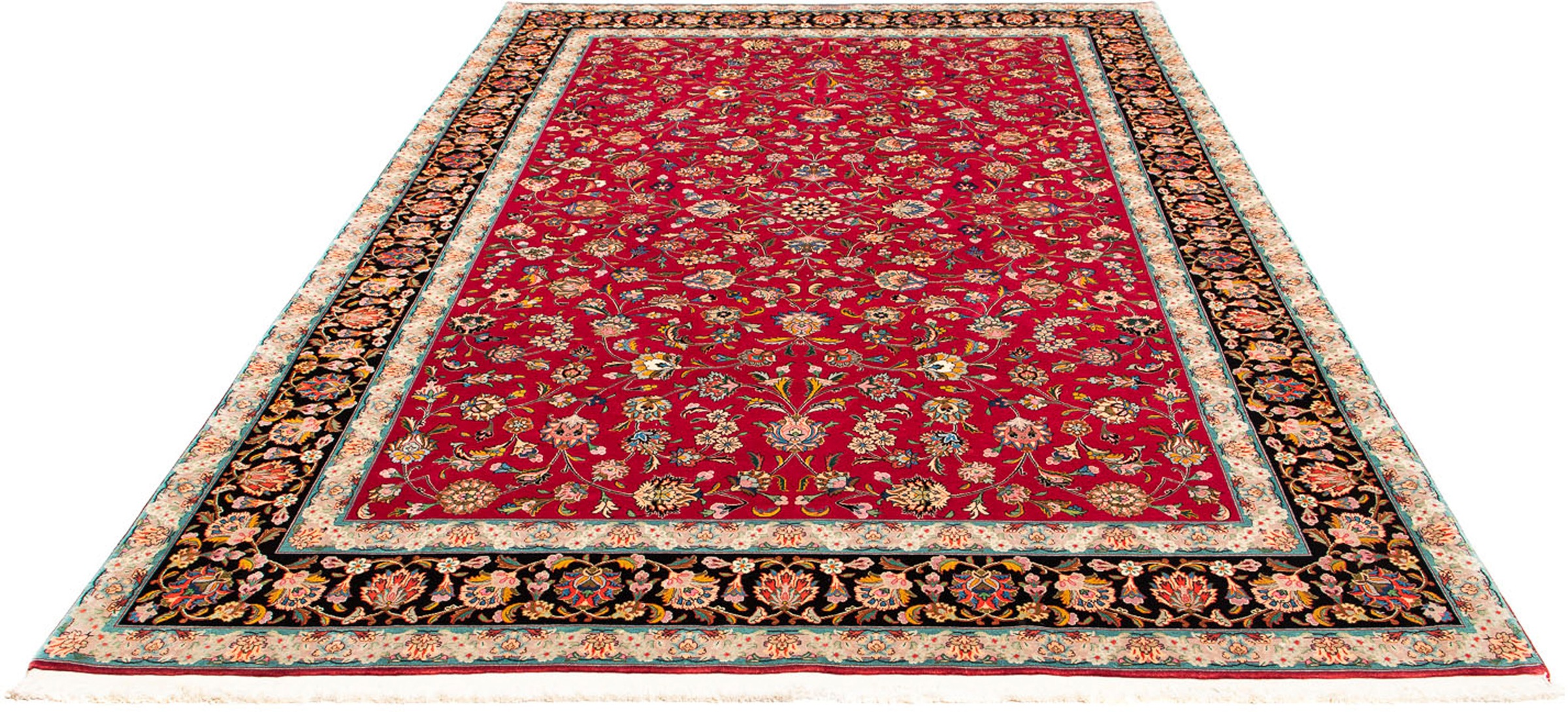 morgenland Orientteppich »Perser - Täbriz - Royal - 304 x 202 cm - dunkelro günstig online kaufen