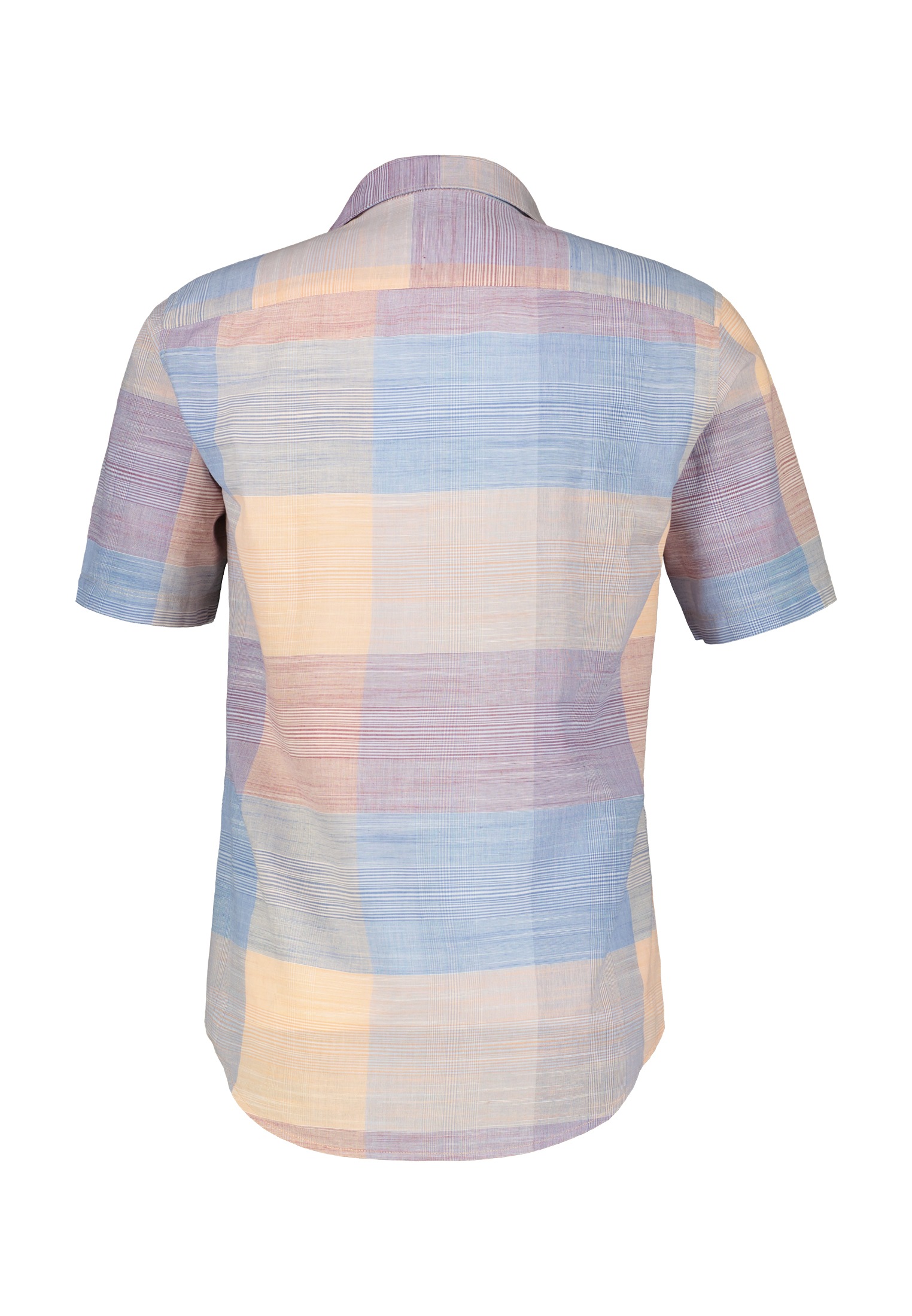 LERROS Kurzarmhemd »LERROS Kurzarmhemd *Slub Karo*«