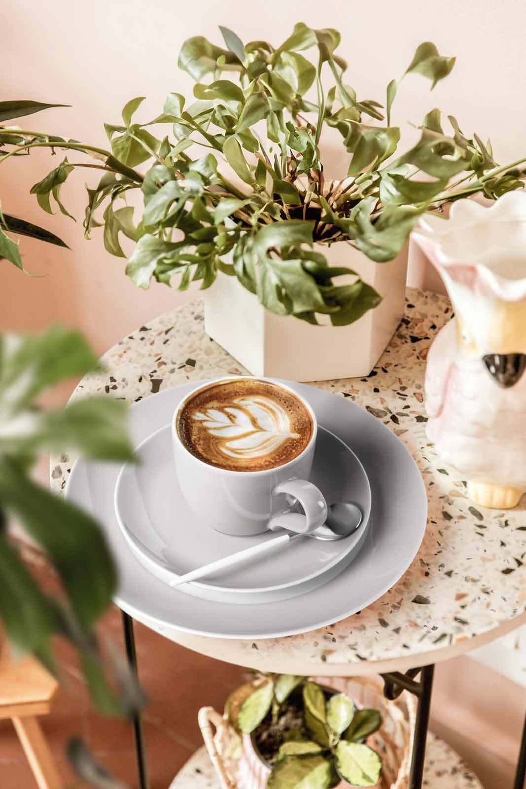 Seltmann Weiden Tasse »Milchkaffeetasse mit Untertasse Liberty Pure Colors 380 ml«