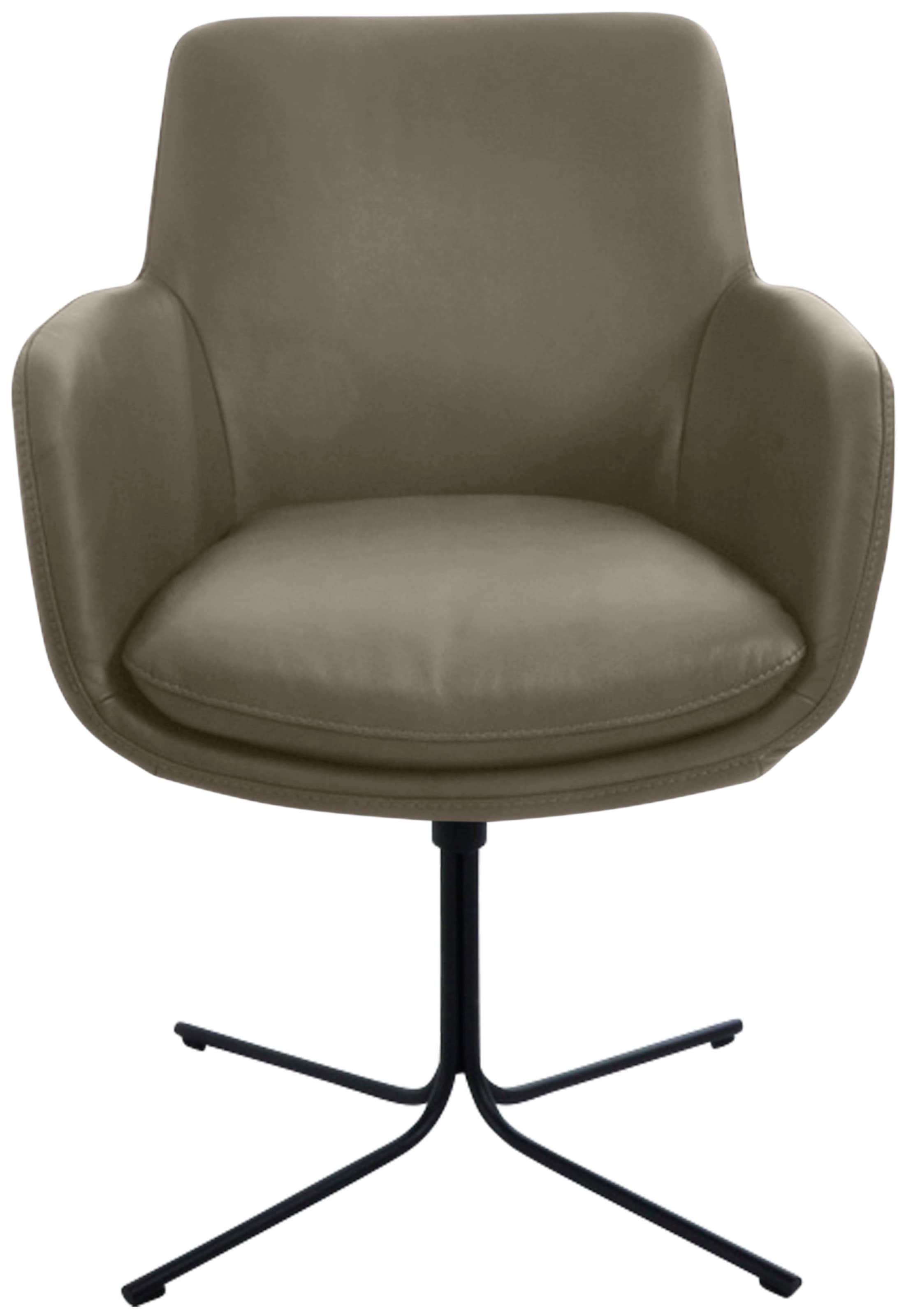 K+W Komfort & Wohnen Drehstuhl »Pego« () filigranem 4-Fuß-Gestell in schwar günstig online kaufen