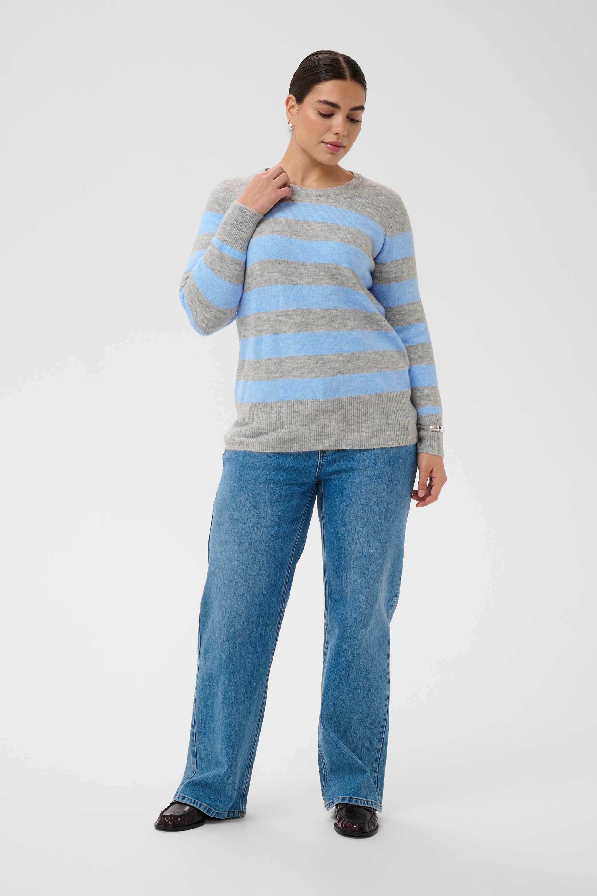 KAFFE Curve Strickpullover »Damen Strickpullover KCniela«