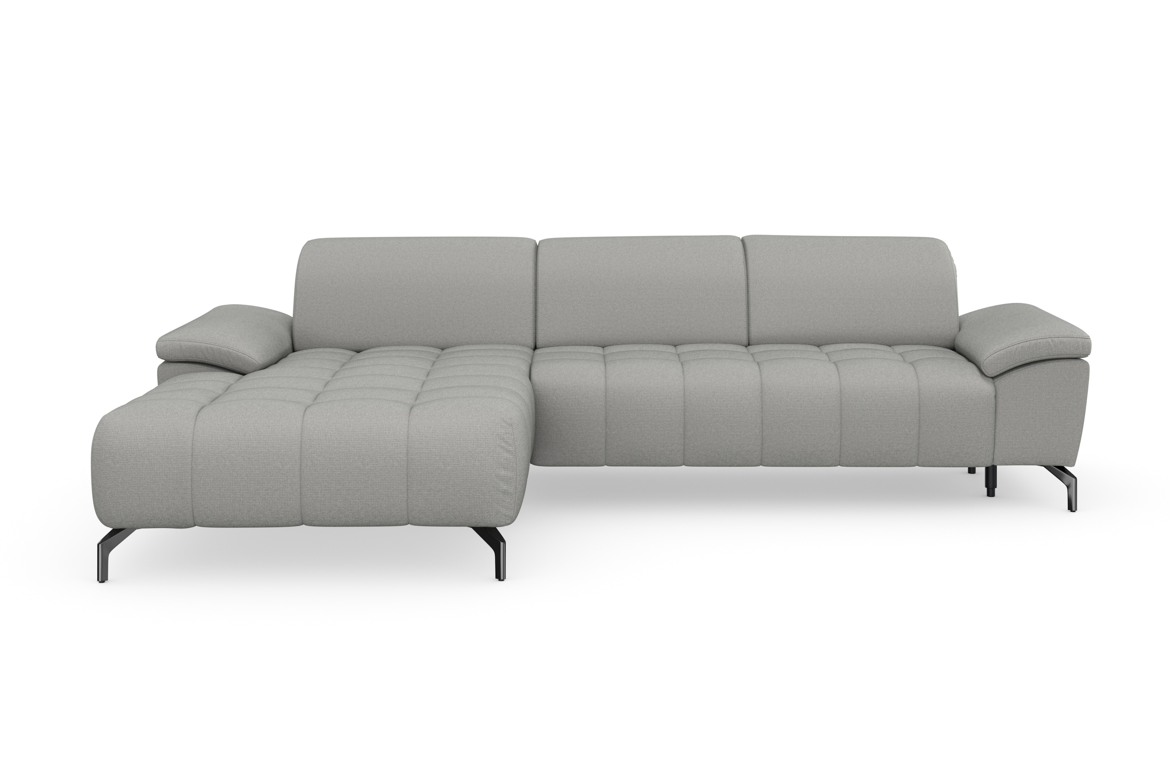 sit&more Ecksofa "Cool L-Form", wahlweise mit Kopfteilverstellung und Vorzi günstig online kaufen