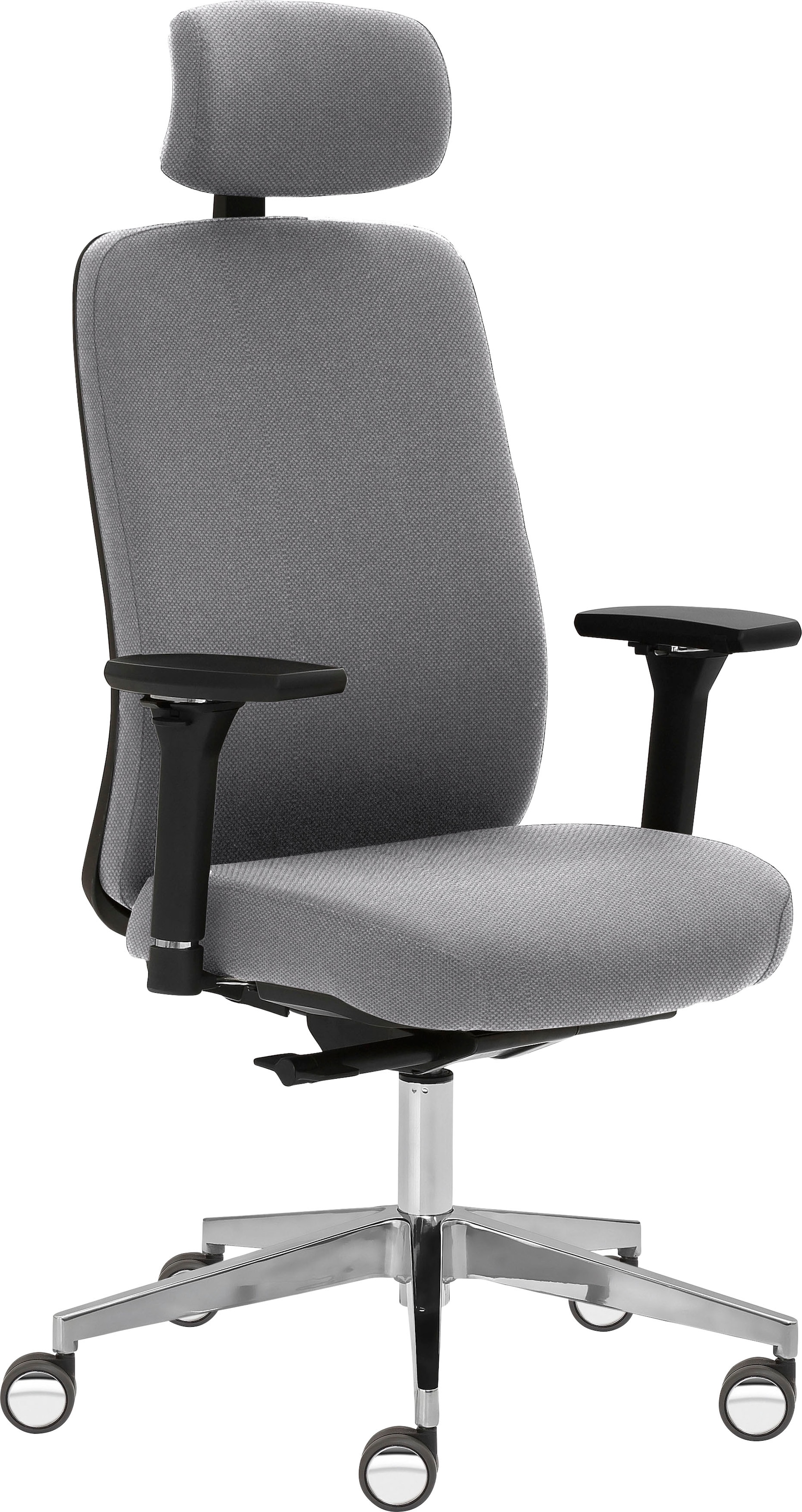 MAYER SITZMÖBEL Bürostuhl »myTRITON« () 1 Stk. Grau + Aluminium