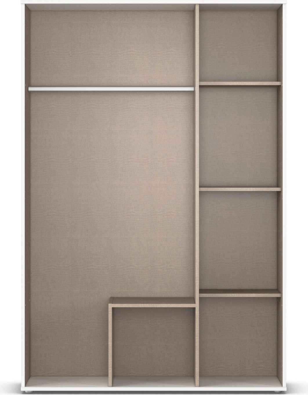 rauch Drehtürenschrank »Kleiderschrank Schrank Garderobe Wäscheschrank ESSEA in 2 Breiten«, mit 2 Schubladen, in schlichtem Design, moderne Griffe MADE IN GERMANY
