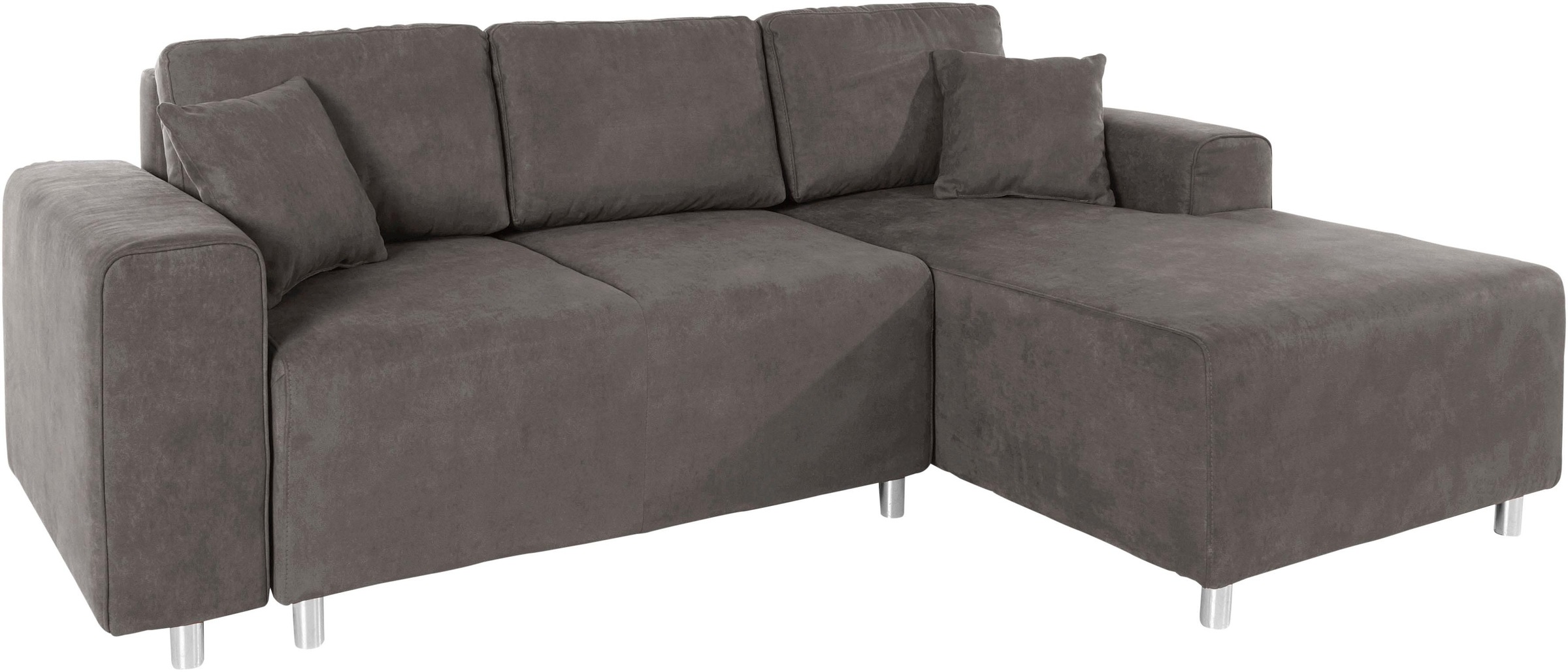 Home affaire Ecksofa "Györ", L-Form, wahlweise mit Bettfunktion und Bettkas günstig online kaufen