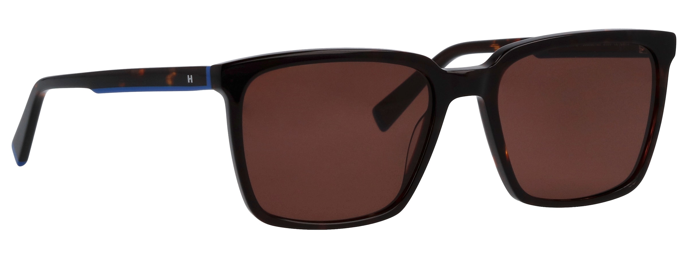 HUMPHREY´S eyewear Sonnenbrille »588181«, Form rechteckig, blauen Akzenten am Bügel, adc uv 400