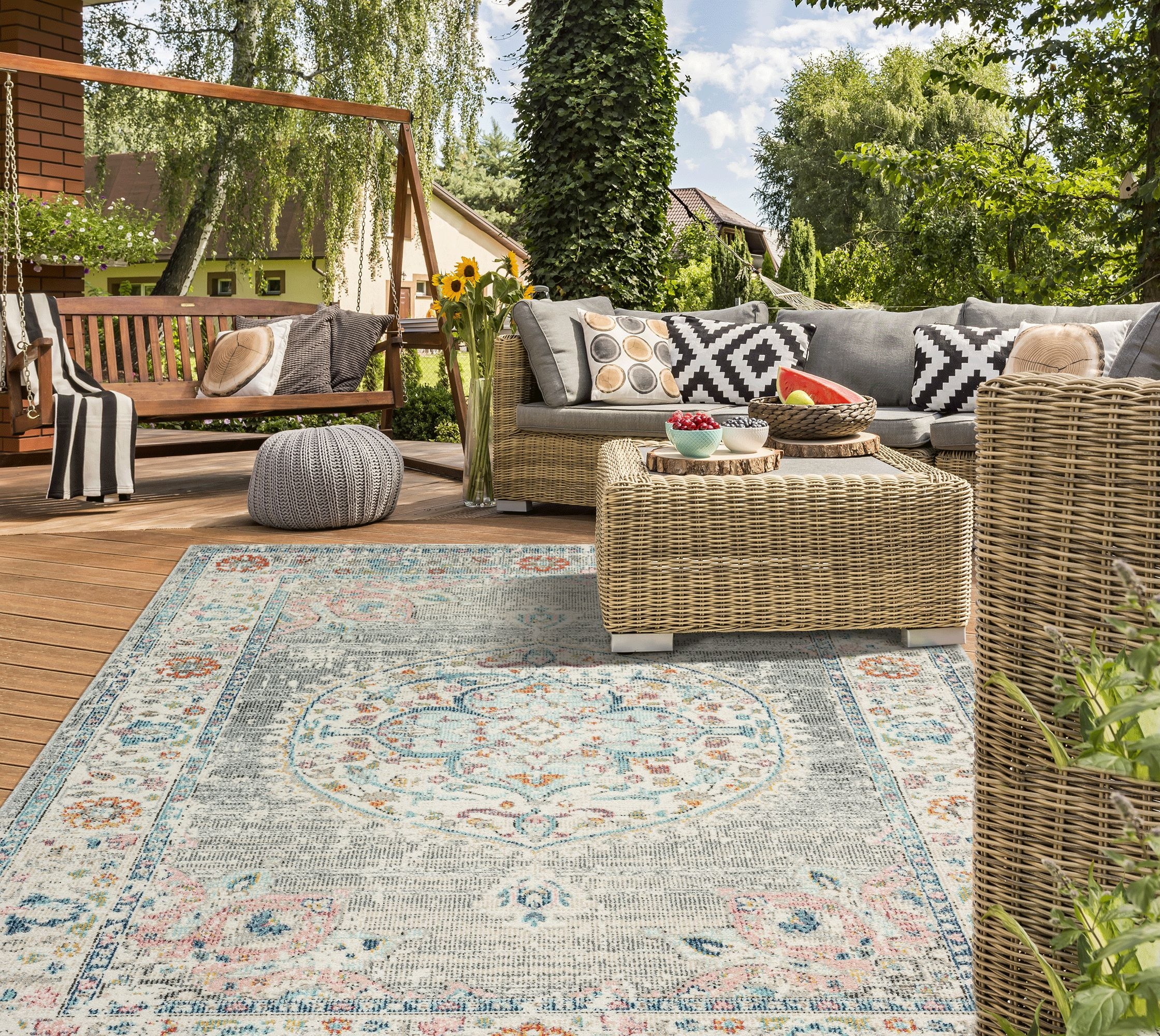 the carpet Teppich »Palma«, rechteckig, 4 mm Höhe, Outdoor moderner robuste günstig online kaufen