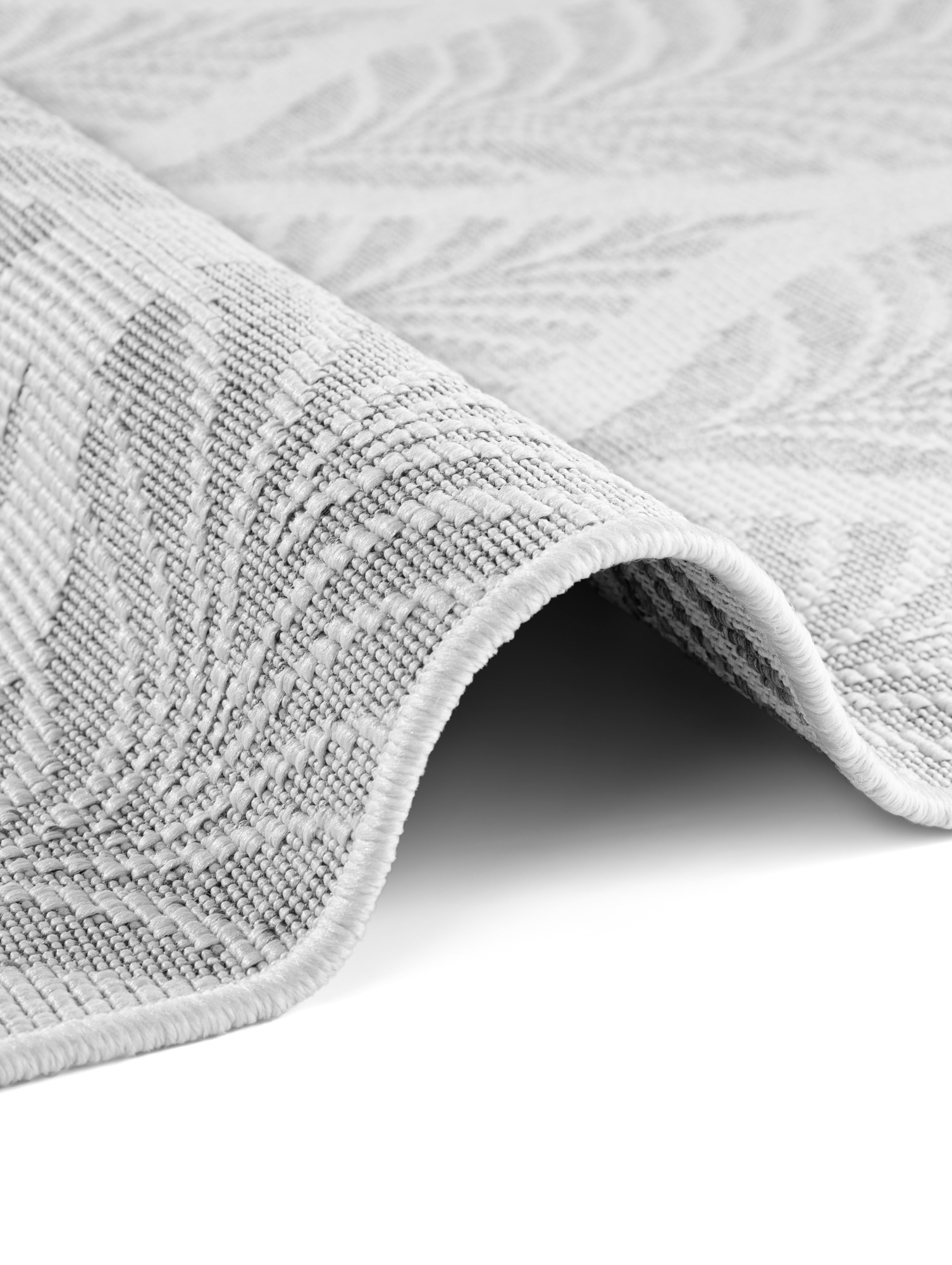 NORTHRUGS Outdoorteppich »Liora Wendeteppich«, rund, 5 mm Höhe, In und Outdoor, Flachgewebe, wetterfest, pflegeleicht, robust