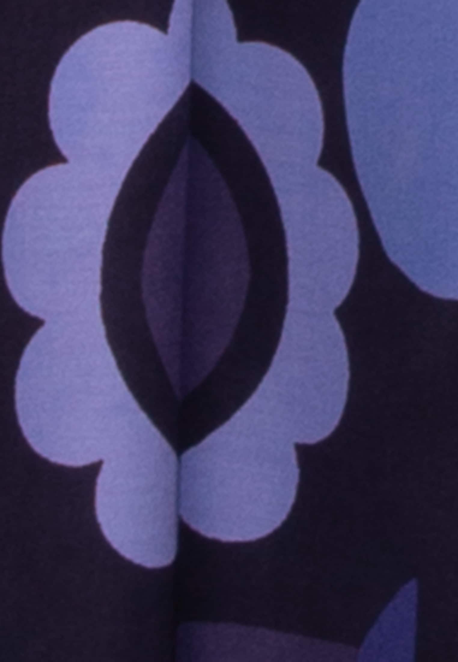 seidensticker Sommerkleid »Schwarze Rose«, Langarm Rundhals Druck