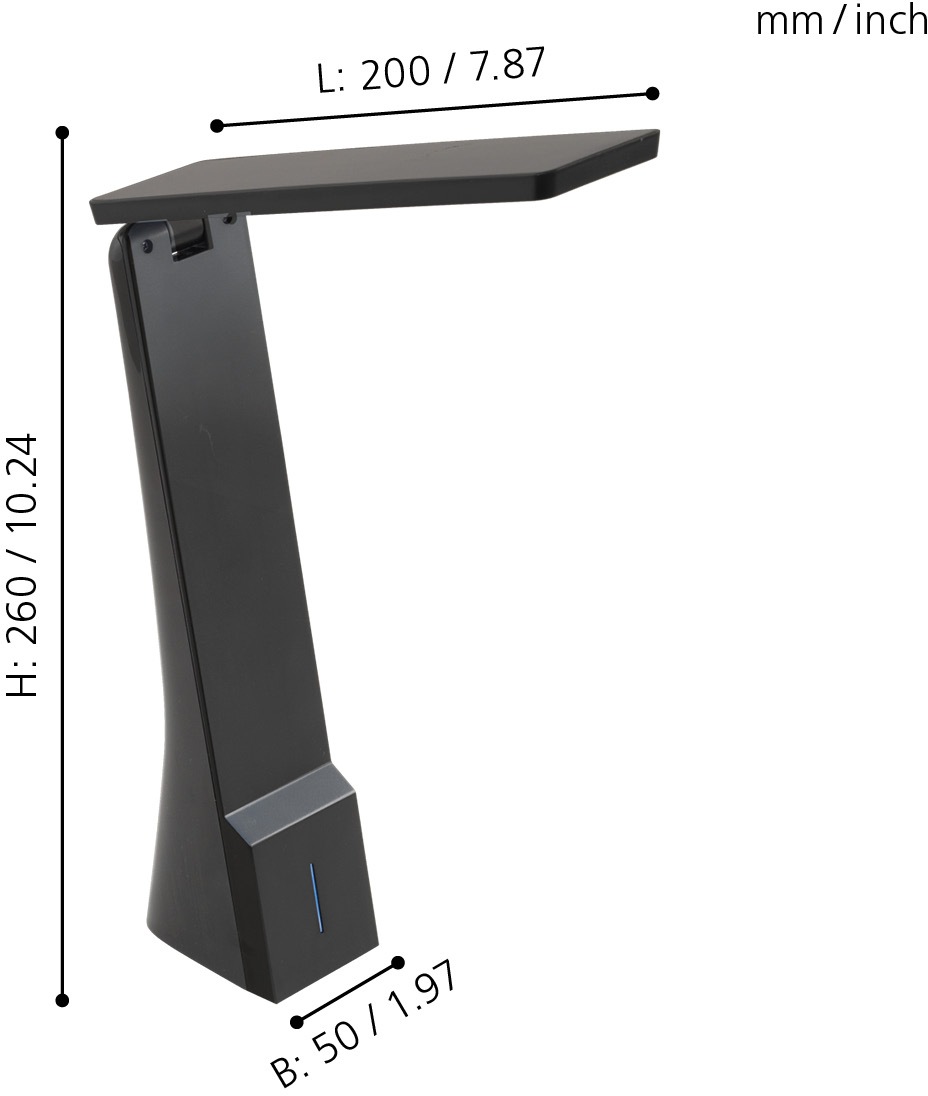 EGLO Schreibtischleuchte »LA SECA«, Leuchtmittel LED-Board   LED fest integ günstig online kaufen