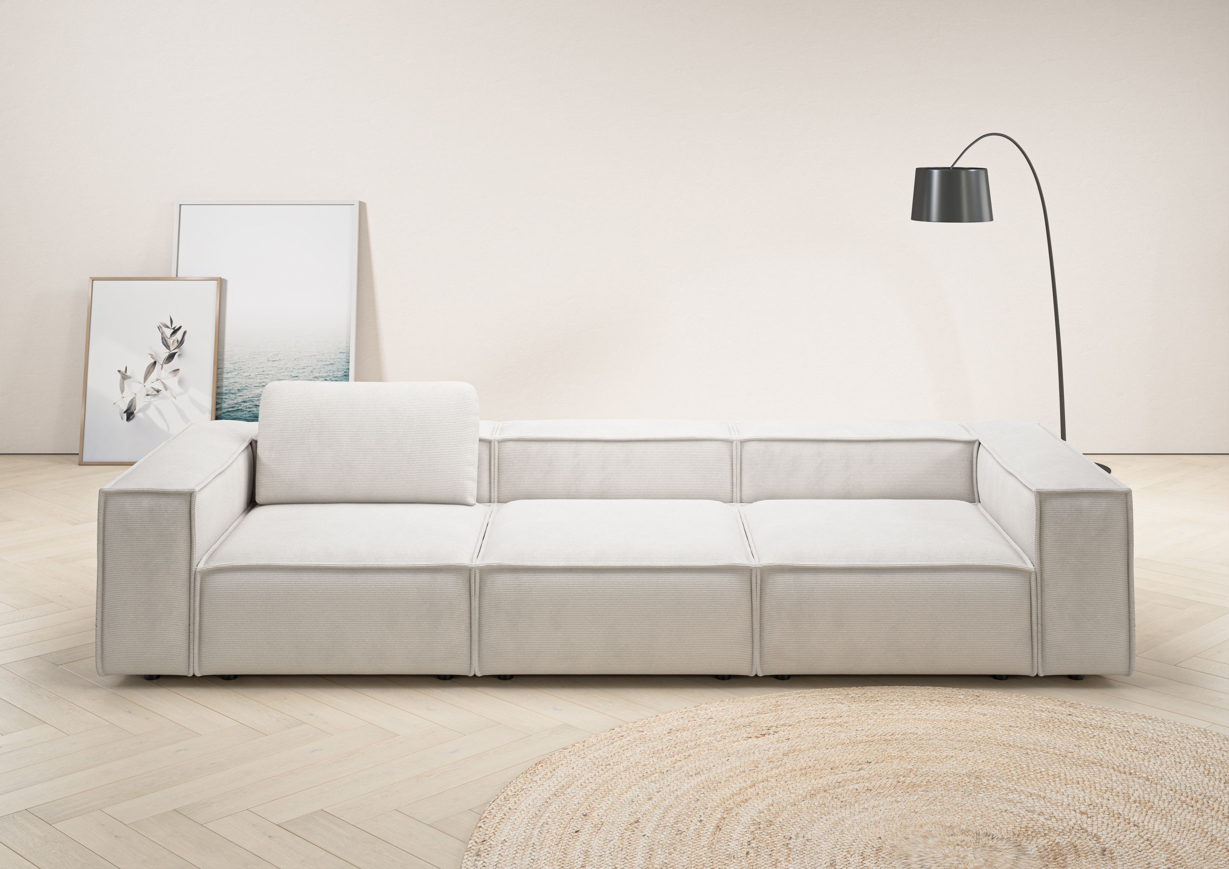 Home affaire 3,5-Sitzer »Watertown, modernes Big-Sofa XXL, 336 cm Breite, a günstig online kaufen