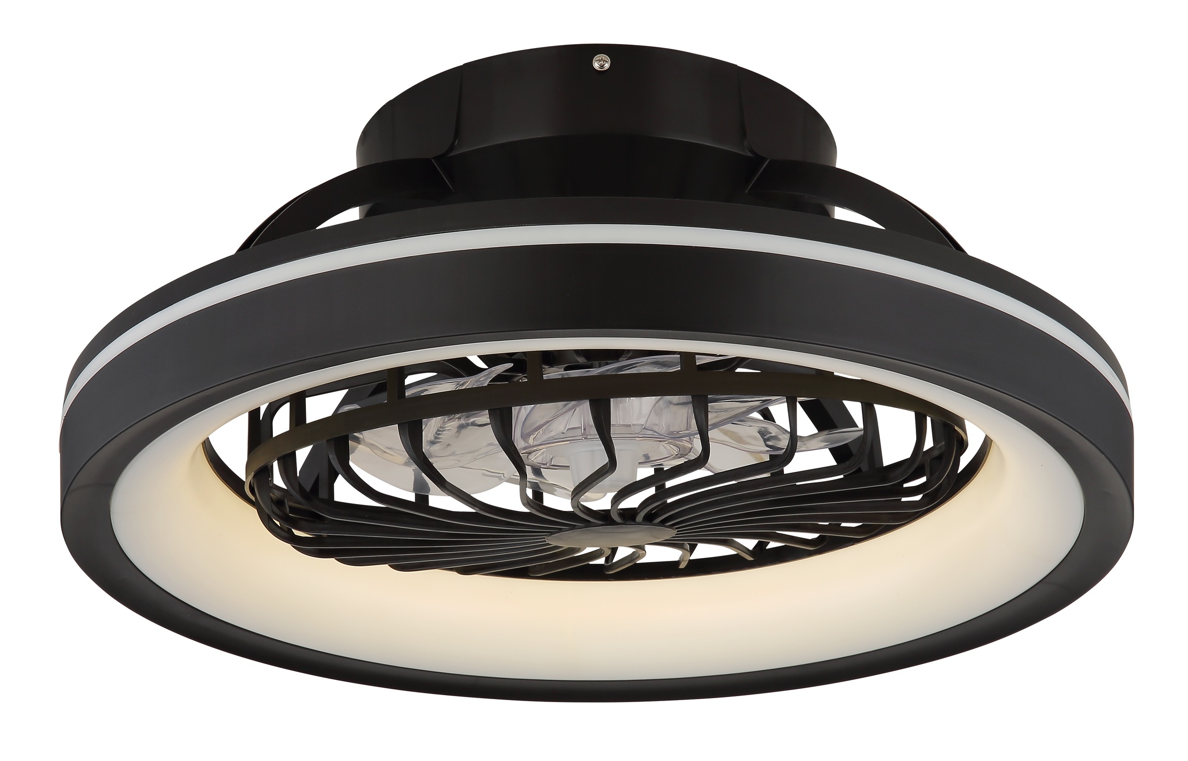 GLOBO LIGHTING Deckenleuchte »DEANNE« LED-Modul 1 Stk. warmweiß - kaltweiß Ventilator opal kühlen-heizen RGB Regenbogen modern Wohnzimmer