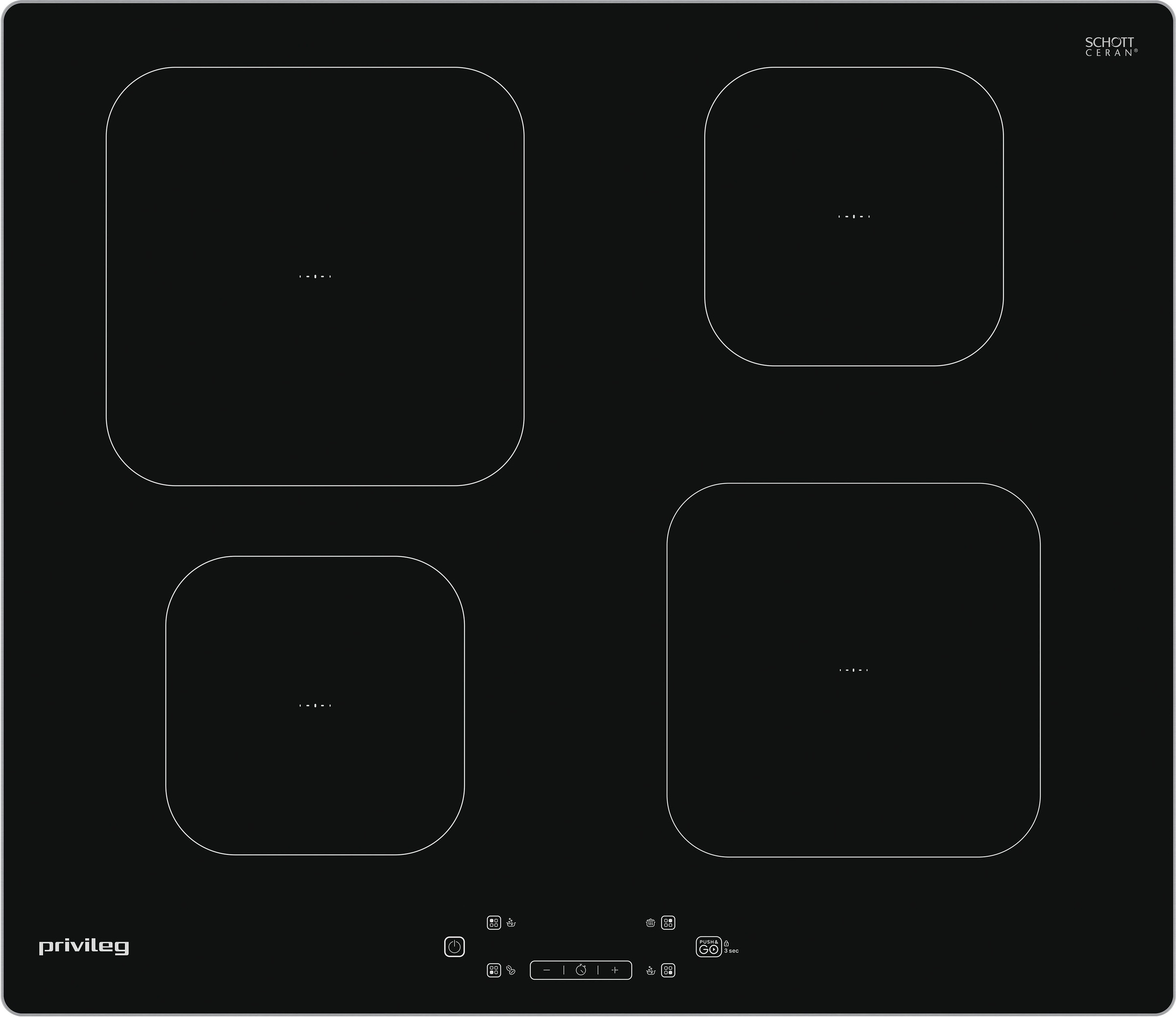 Privileg Induktions-Kochfeld von SCHOTT CERAN® »PS 15Q60 AL« günstig online kaufen