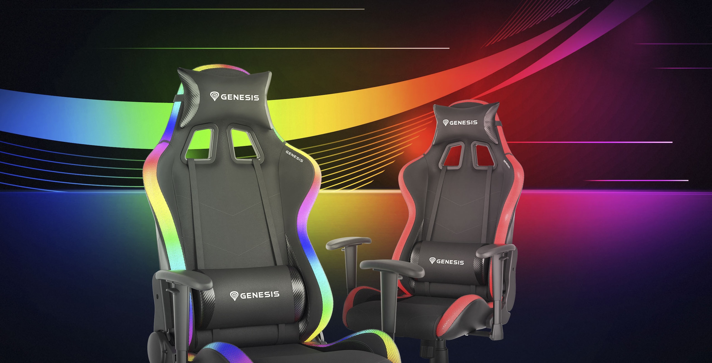 Genesis Gaming-Stuhl »TRIT 500 RGB schwarz«