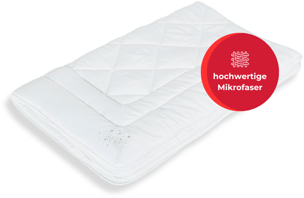 RIBECO Kunstfaserbettdecke »Jan«, normal, (1 St.), normal, Bezug: Polyester, (1-tlg), Unschlagbares Preis- / Leistungsverhältnis!