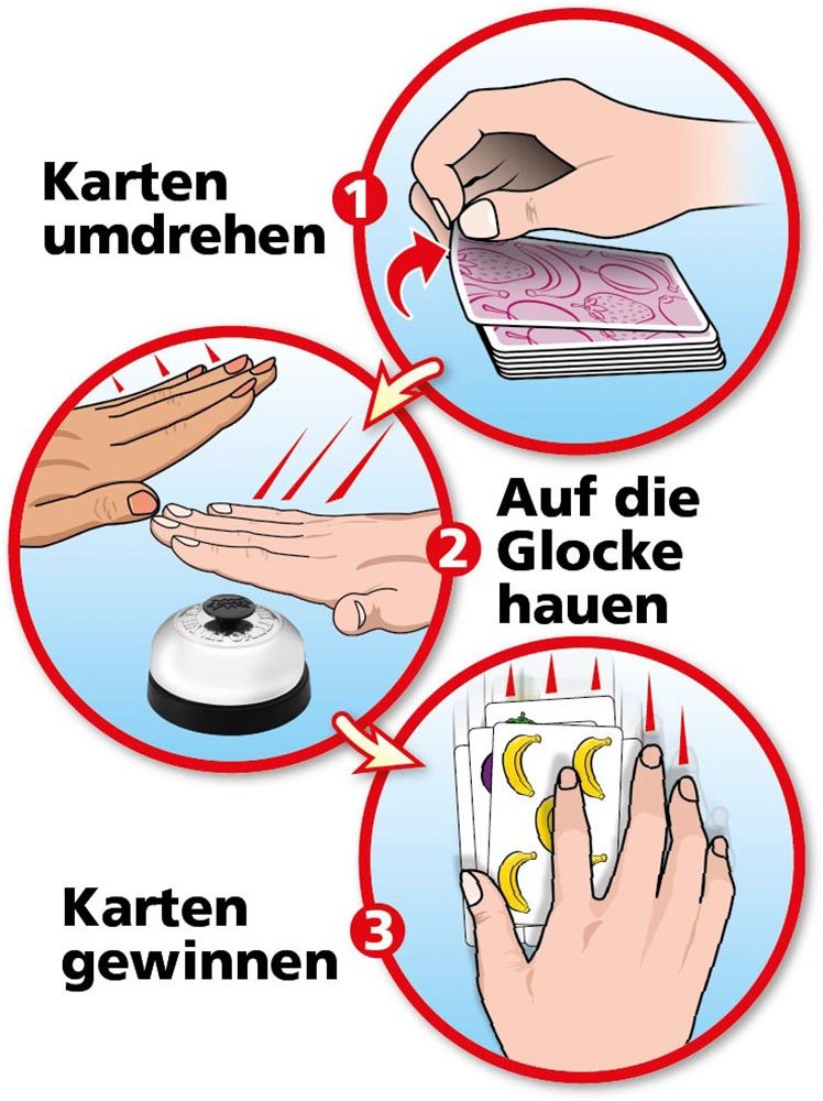 AMIGO Spiel »Halli Galli Auf die Glocke fertig los«