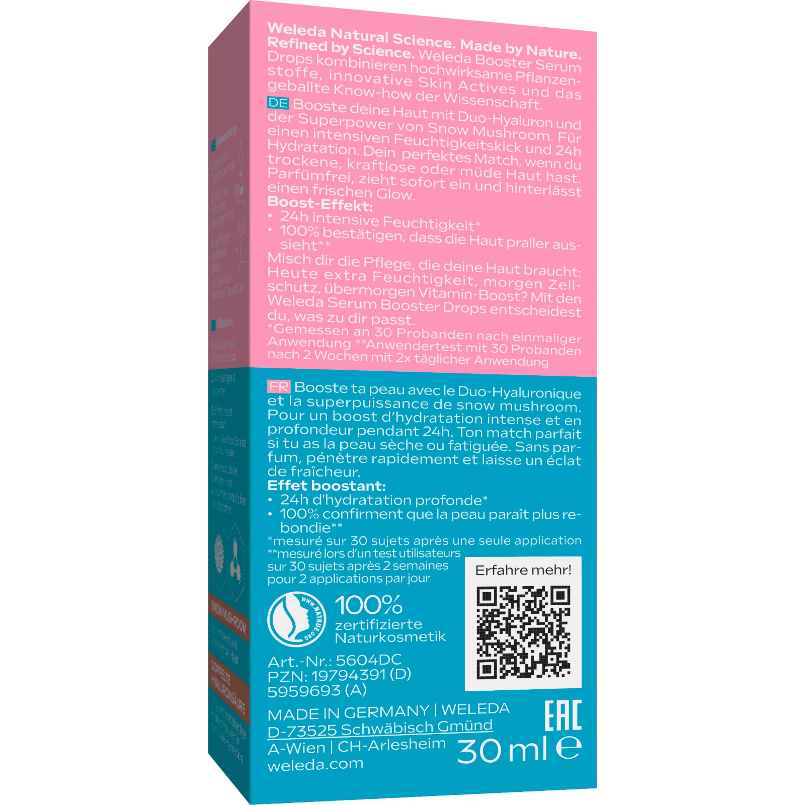 WELEDA Gesichtsserum »Hyaluronic Moisture Serum Drops«