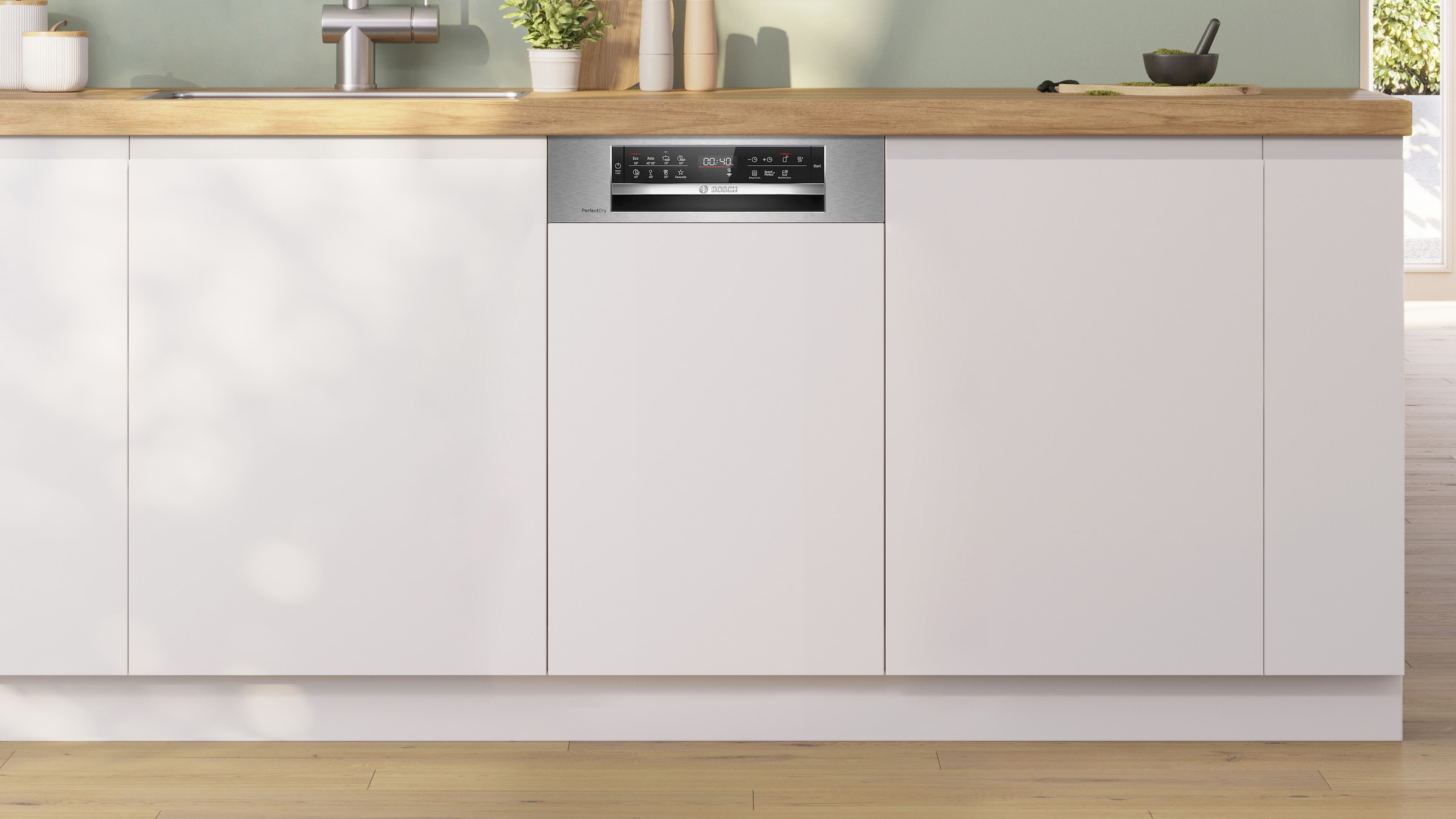 BOSCH teilintegrierbarer Geschirrspüler Serie 6 »SPI6ZMS29E«, 10 Maßgedecke