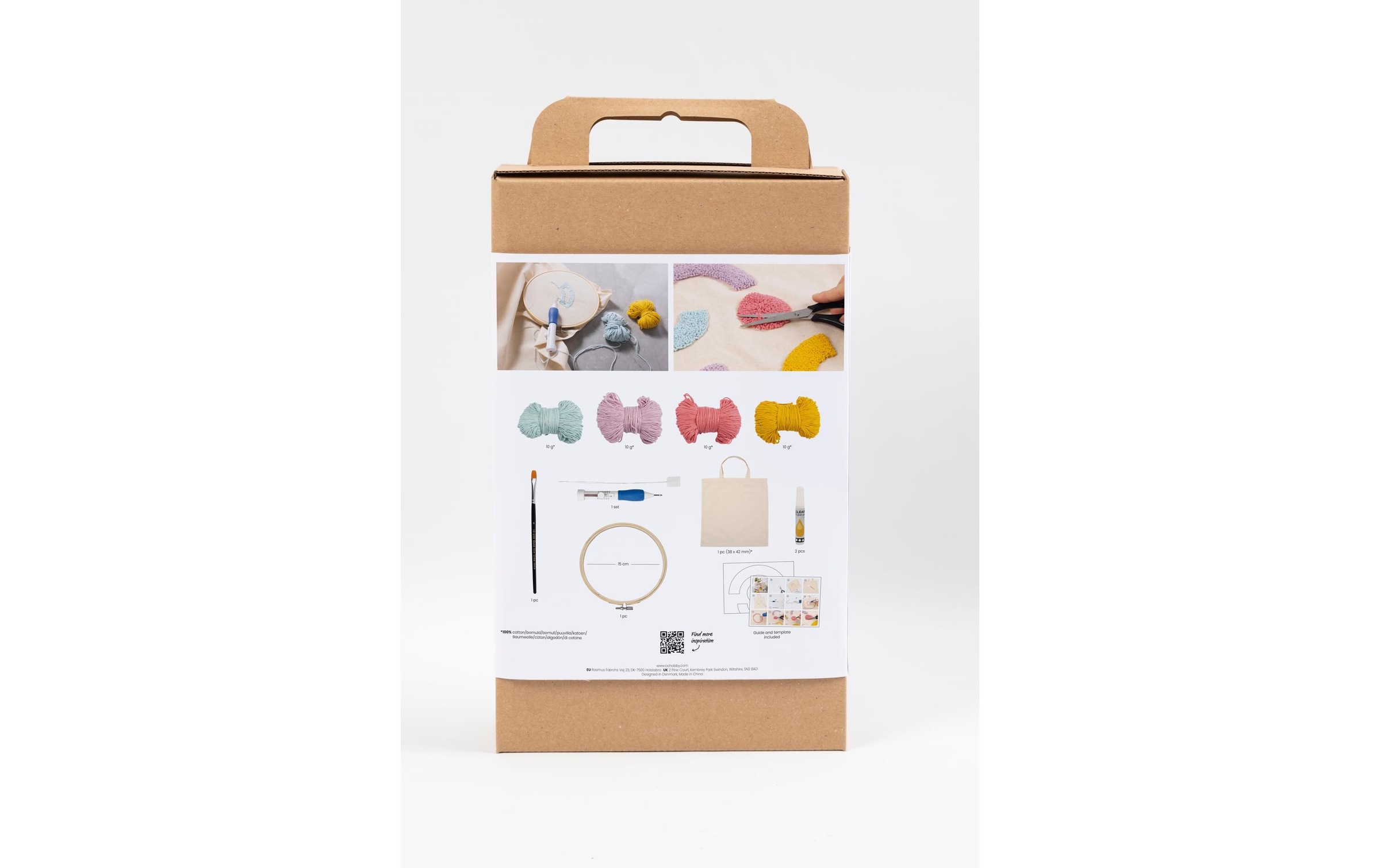 creativ company Kreativset »Punch Needle Einkaufstasche«