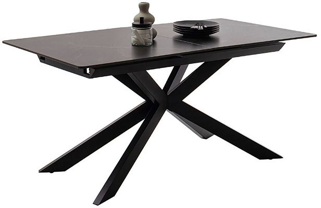 MCA furniture Esstisch »BONANZA Auszugstisch 160-200 cm marmoriert«, (Einze günstig online kaufen