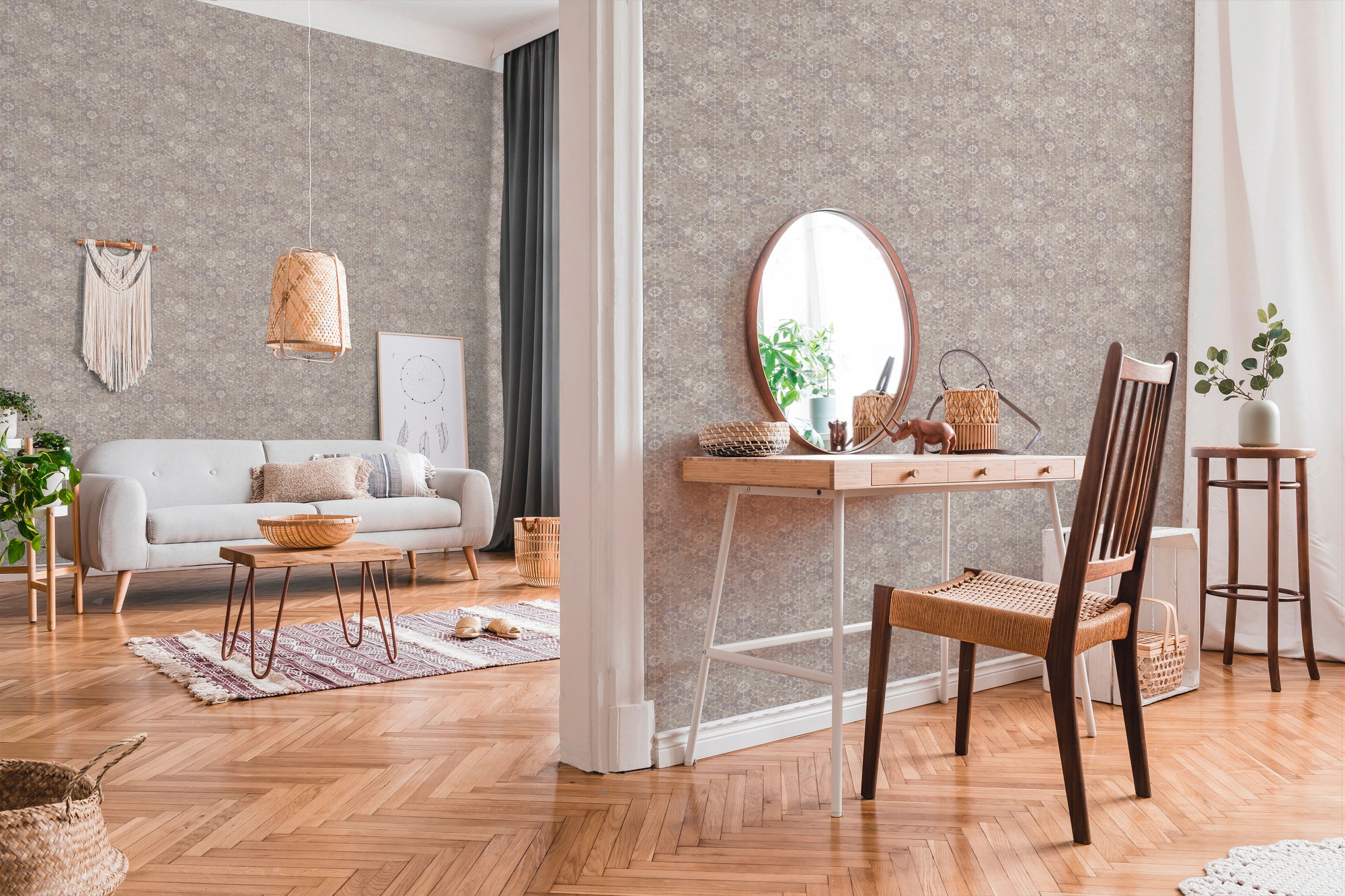 living walls Vliestapete »New Walls Finca Home in Fliesen Optik« Motiv | abstrakt | bedruckt leicht strukturiert Vintage Tapete Fliesen Tapeten Wohnzimmer Schlafzimmer Küche Design