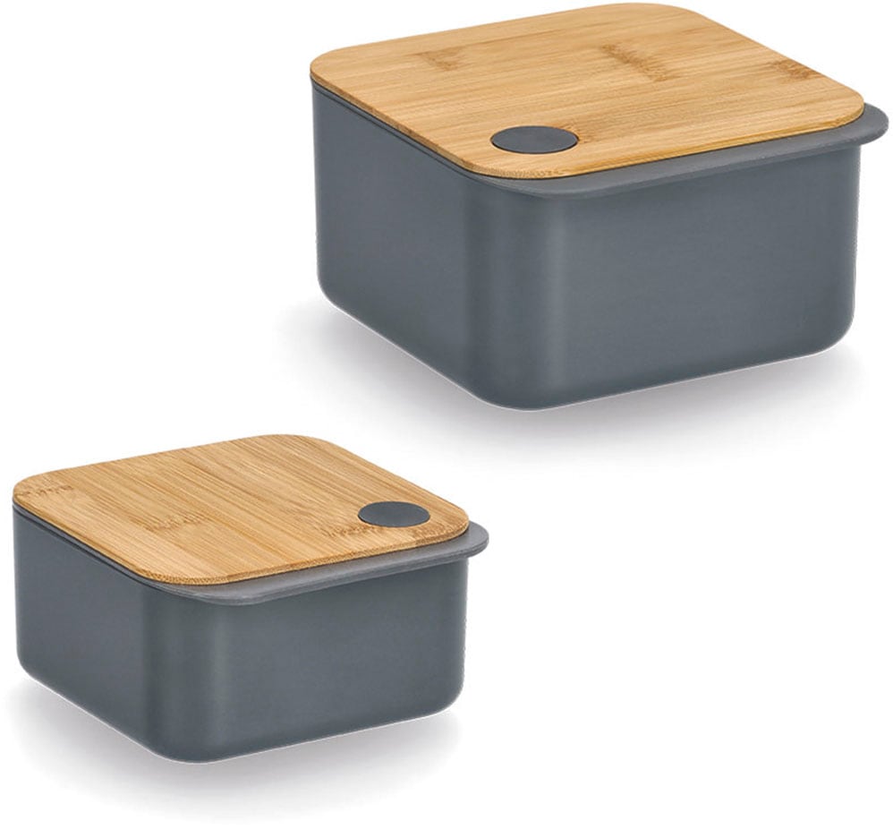 Zeller Present Lunchbox Set, 2 Stk. tlg. Freude am Essen auch Unterwegs! günstig online kaufen