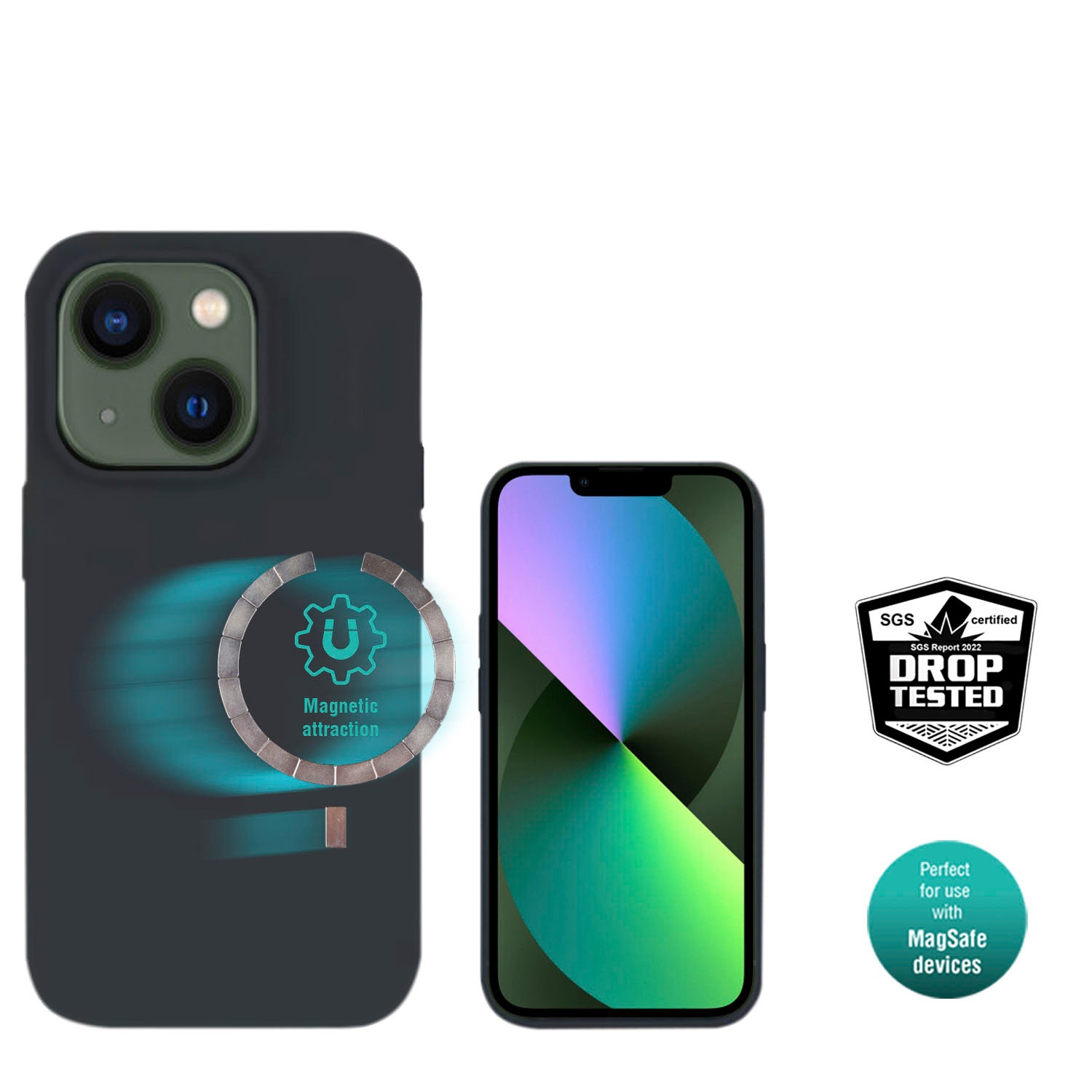 4smarts Backcover »Liquid Cupertino UltiMag - iPhone 14«