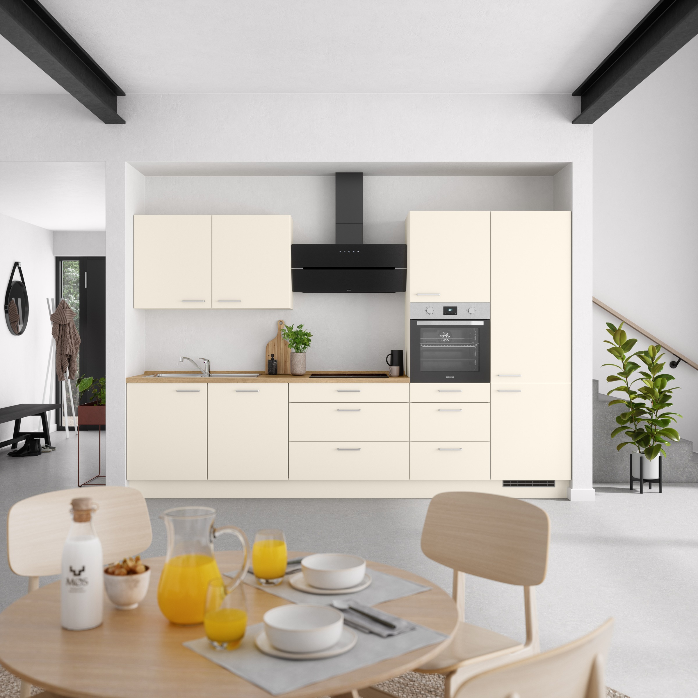 nobilia® Küchenzeile »"Touch II"« vormontiert, Ausrichtung wählbar, Breite günstig online kaufen