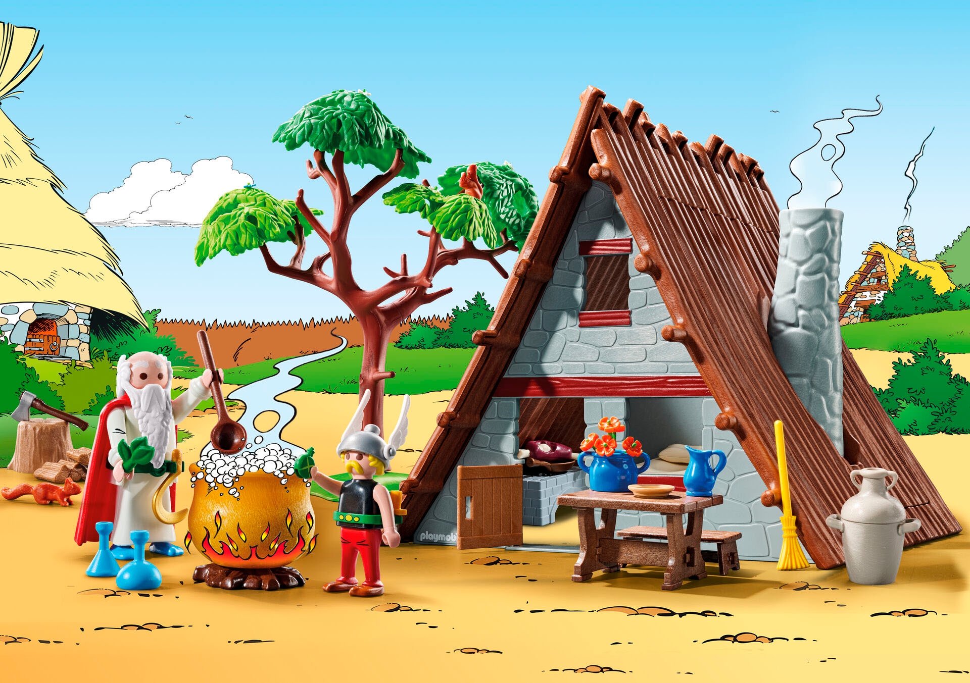 Playmobil® Konstruktions-Spielset »Asterix: Asterix' Haus (71828), Playmobil Asterix«, (80 St.), Made in Germany