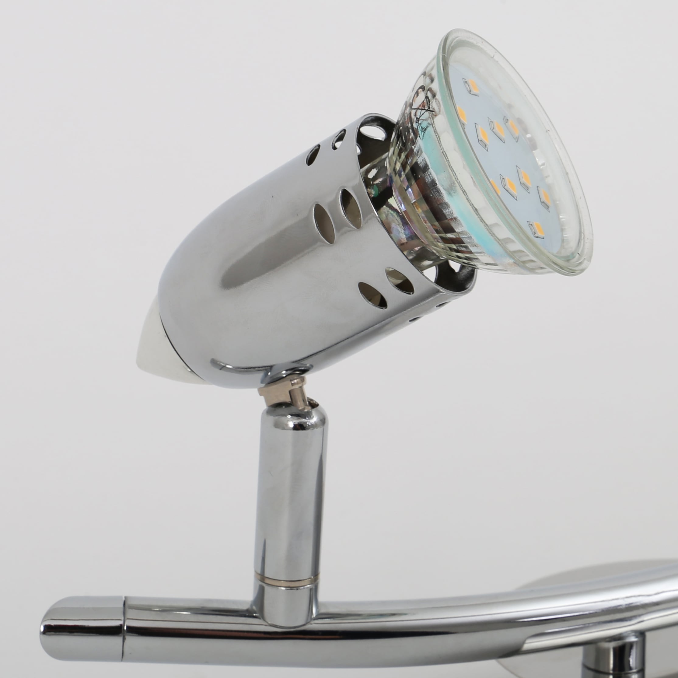B.K.Licht LED Deckenspots »Carina«, 2 flammig-flammig, Deckenleuchte, Design, 6W, Spot, Strahler, chrom, drehbar, schwenkbar