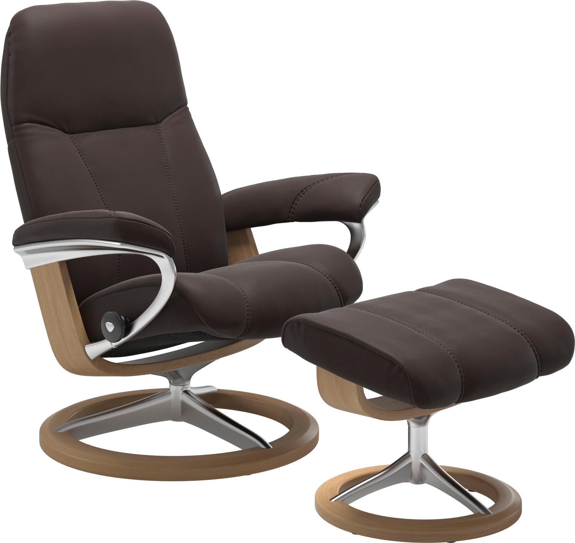 Stressless® Relaxsessel »Consul« Set, Relaxsessel mit Hocker, mit Hocker, m günstig online kaufen