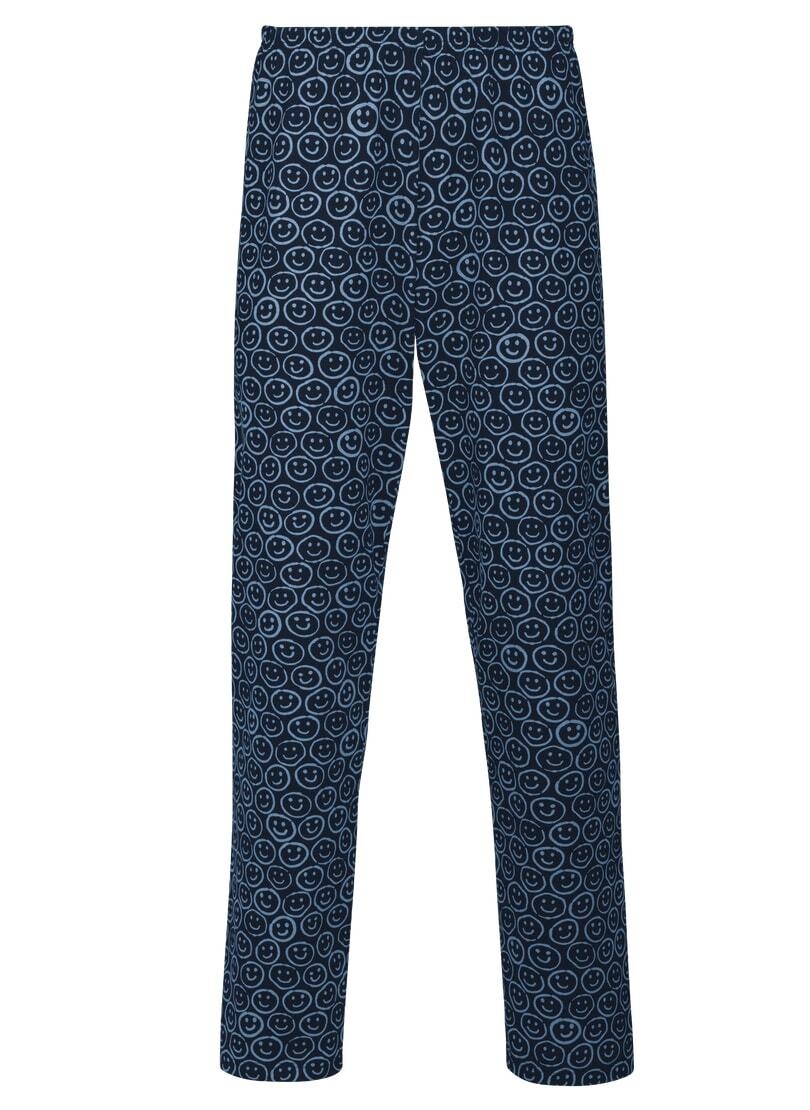 Trigema Schlafanzug »TRIGEMA Pyjamahose mit Smiley-Print«, (1 tlg.)
