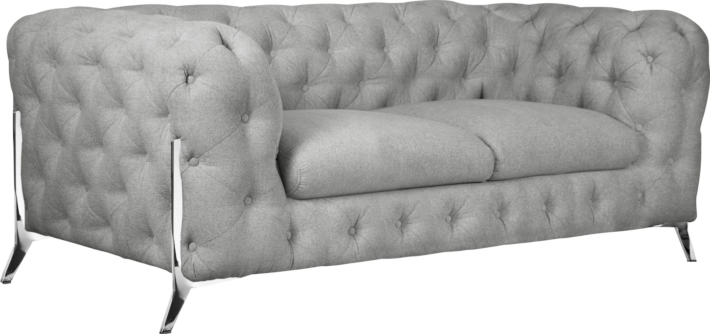 Leonique Chesterfield-Sofa »Amaury«, aufwändige Knopfheftung, moderne Chesterfield Optik, Fußfarbe wählbar