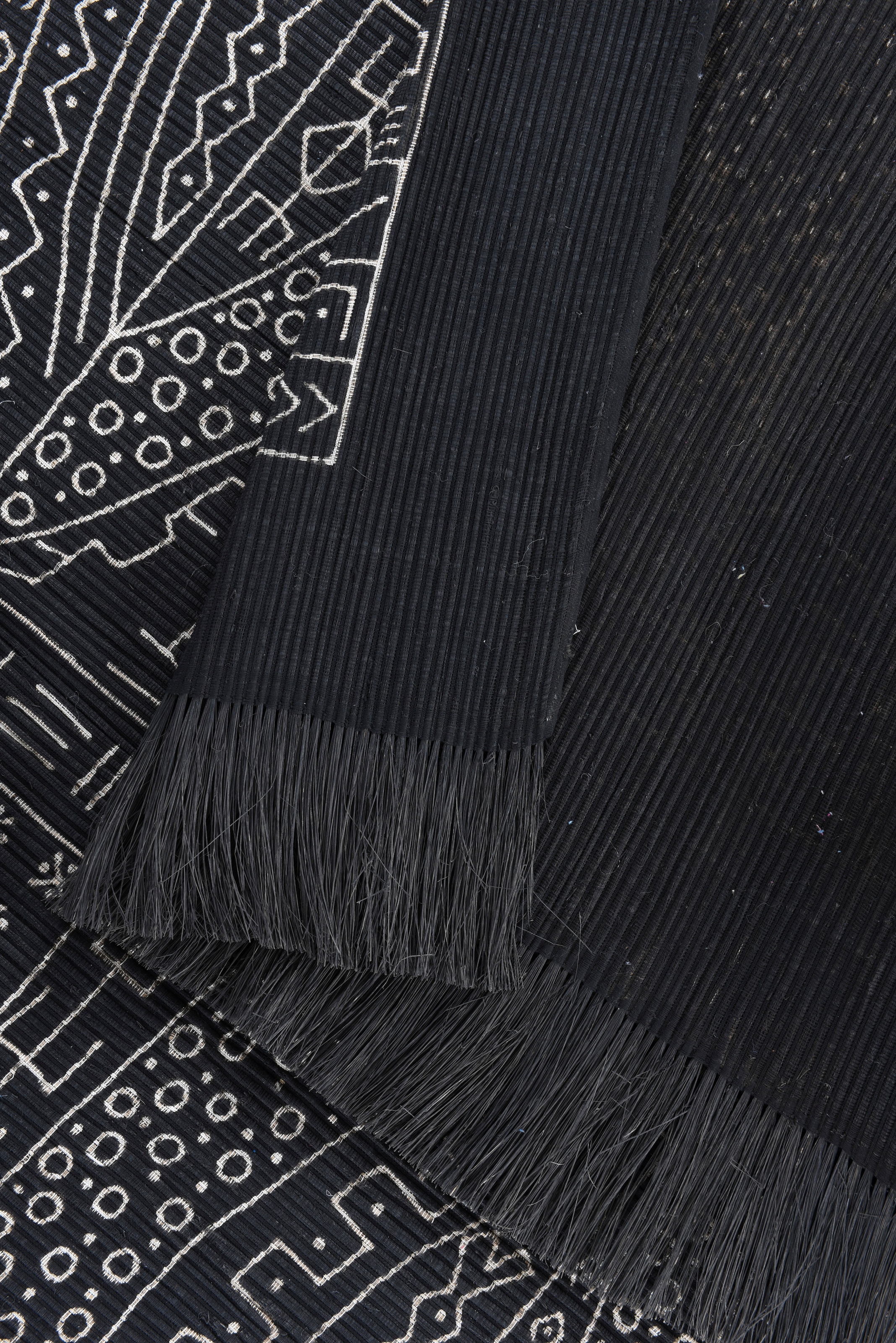 DIE HAUSKUNST Teppich »Taama« rechteckig 4 mm Höhe Flachgewebe, handgewebt, mit Fransen