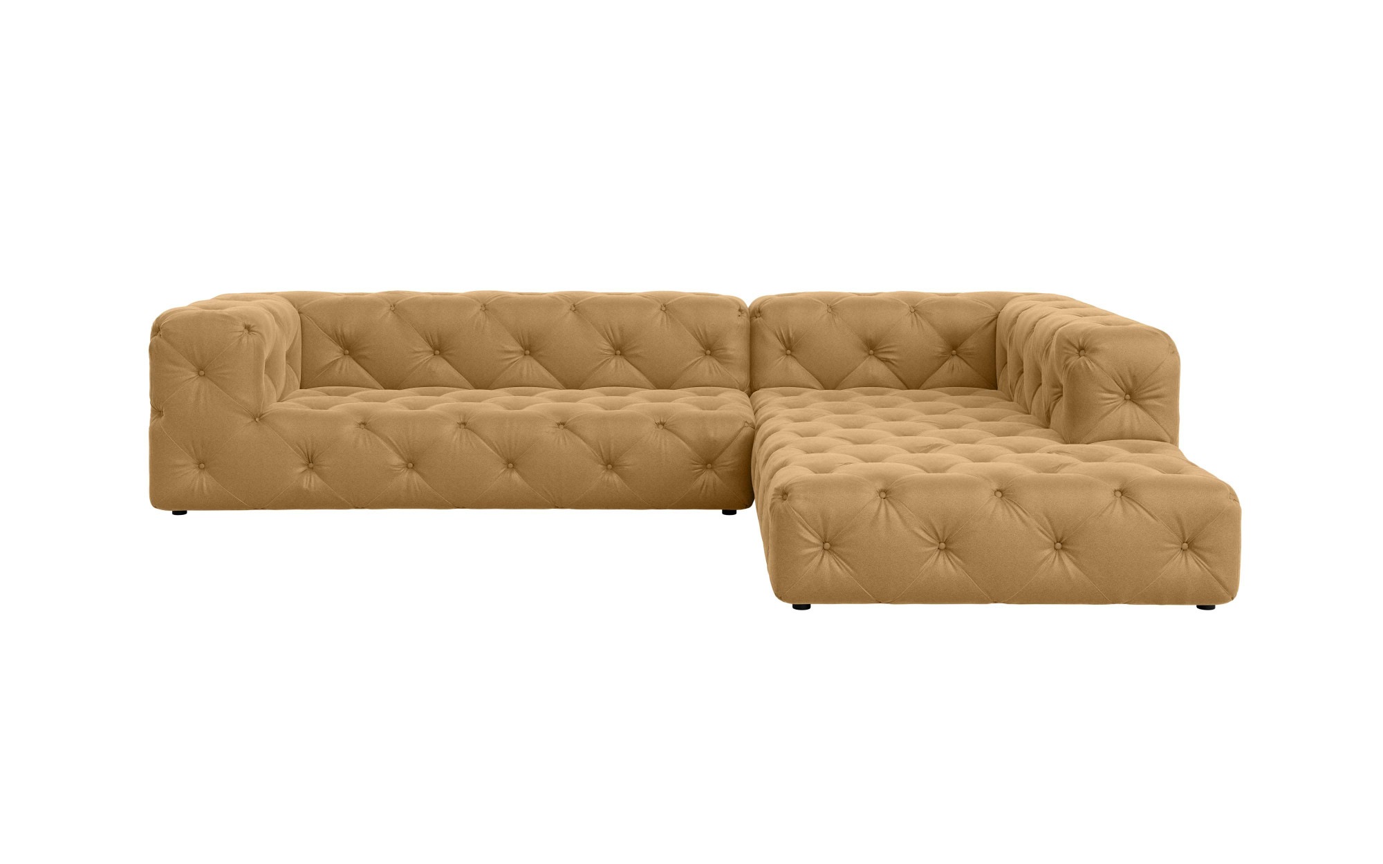 Home affaire Ecksofa »FOLLINA« L-Form, mit klassischer Chesterfield-Knopfhe günstig online kaufen
