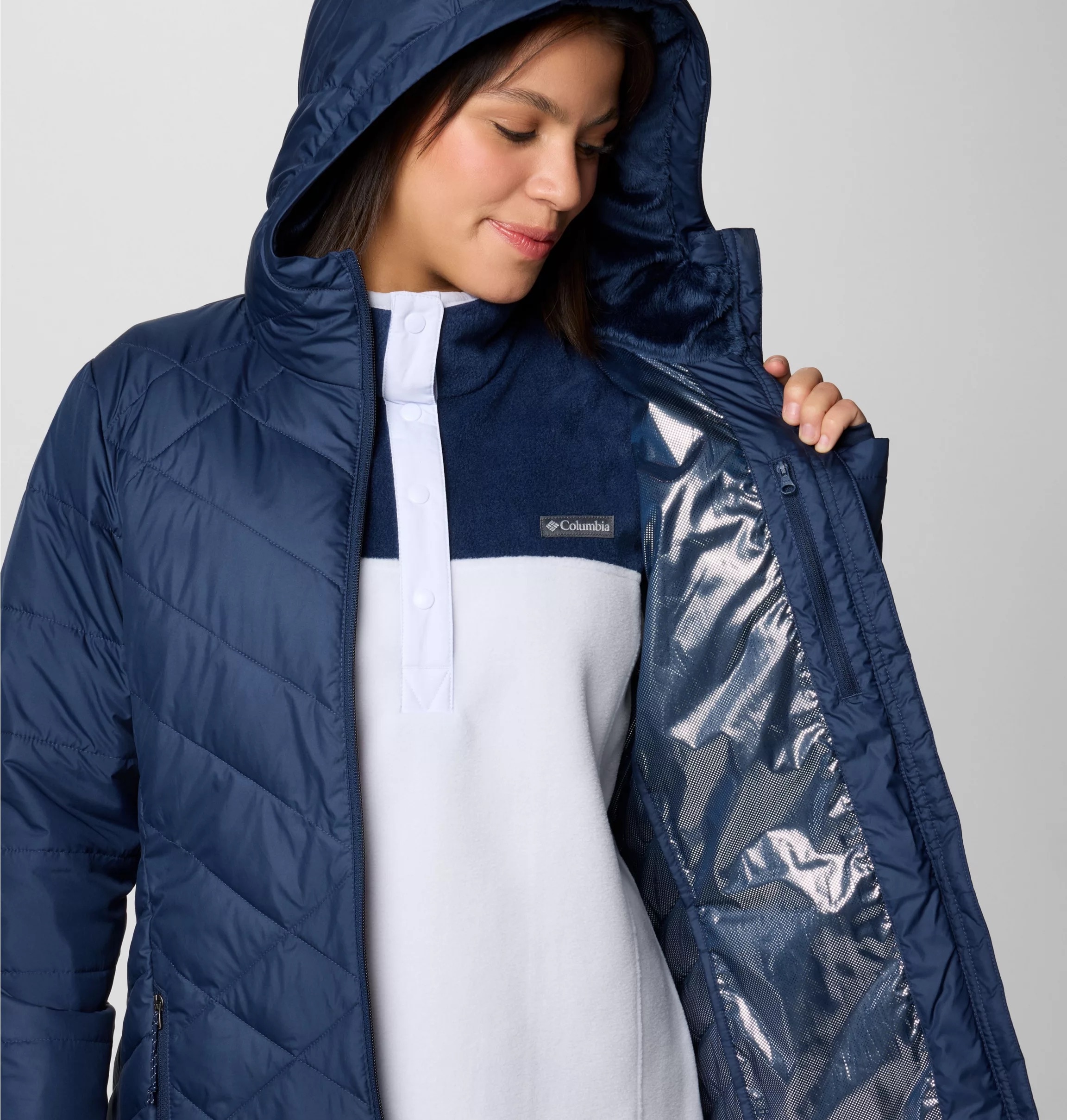 Columbia Steppmantel »Heavenly Long Hooded Jacket«