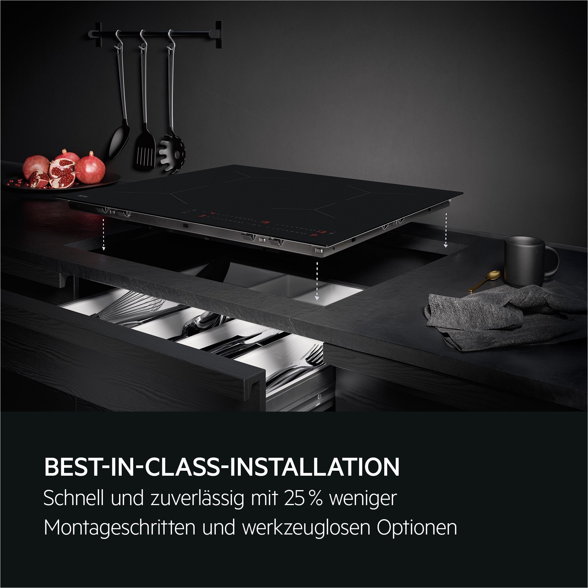 AEG Induktions-Kochfeld »TO64ICOFIT«, Hob²Hood-Funktion