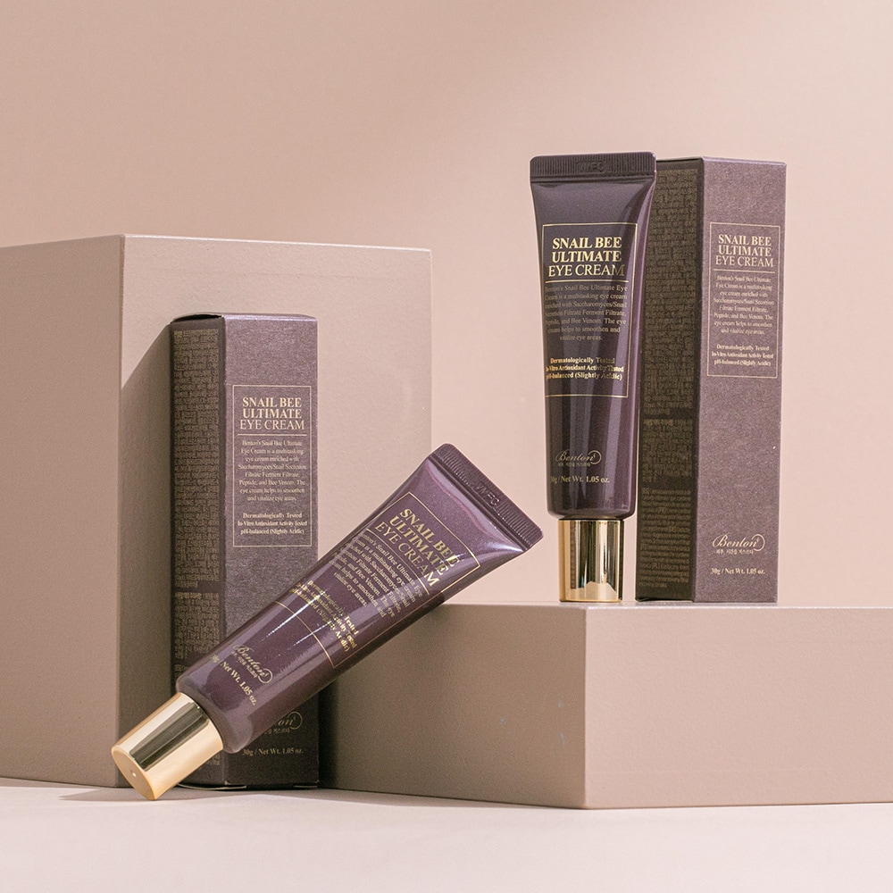 Benton Augencreme »Snail Bee Ultimate Eye Cream« Hochwirksame Anti-Aging-Formel mit Schneckenschleimfiltrat