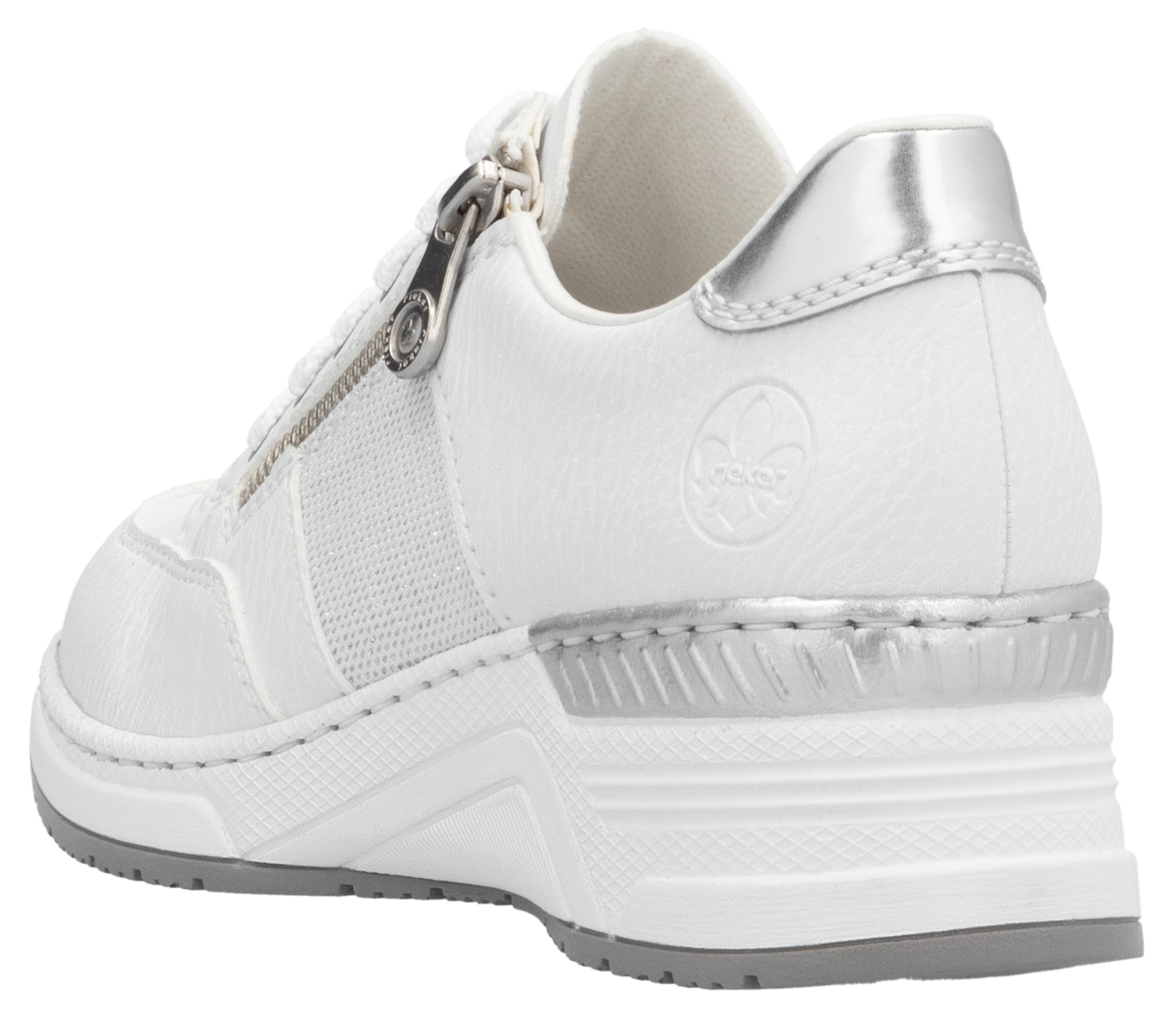 Rieker Keilsneaker, Schnürschuh, Halbschuh, Sneaker mit loser Einlage, schmale Form
