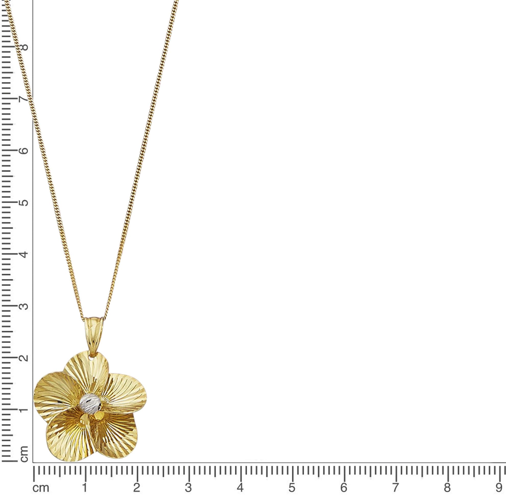 Firetti Kette mit Anhänger »Schmuck Geschenk Silber 925 Halsschmuck Halskette Blume«