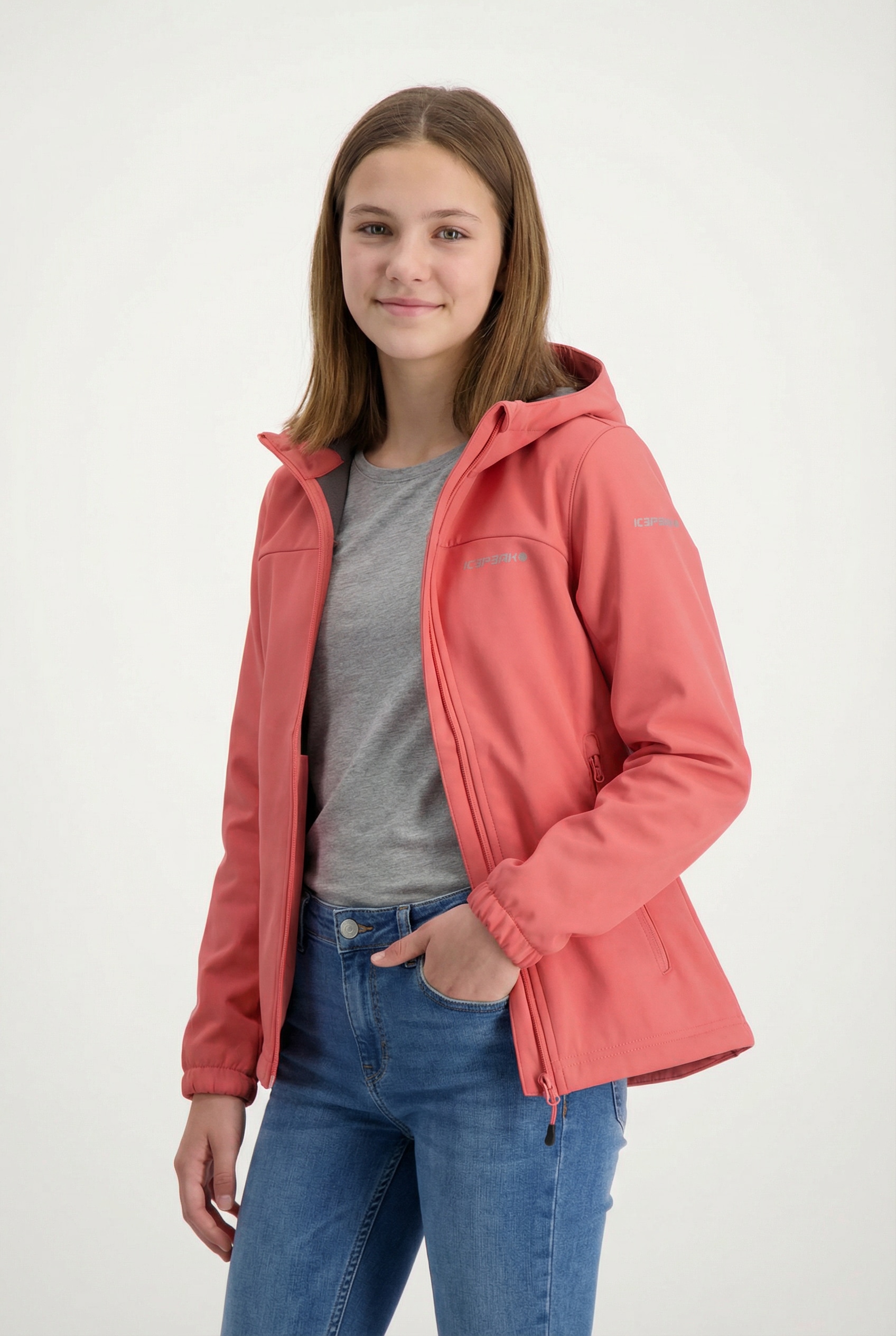 Icepeak Softshelljacke »KLEVE JR« für Kinder und Jugendliche, sportlich, vielseitig einsetzbar