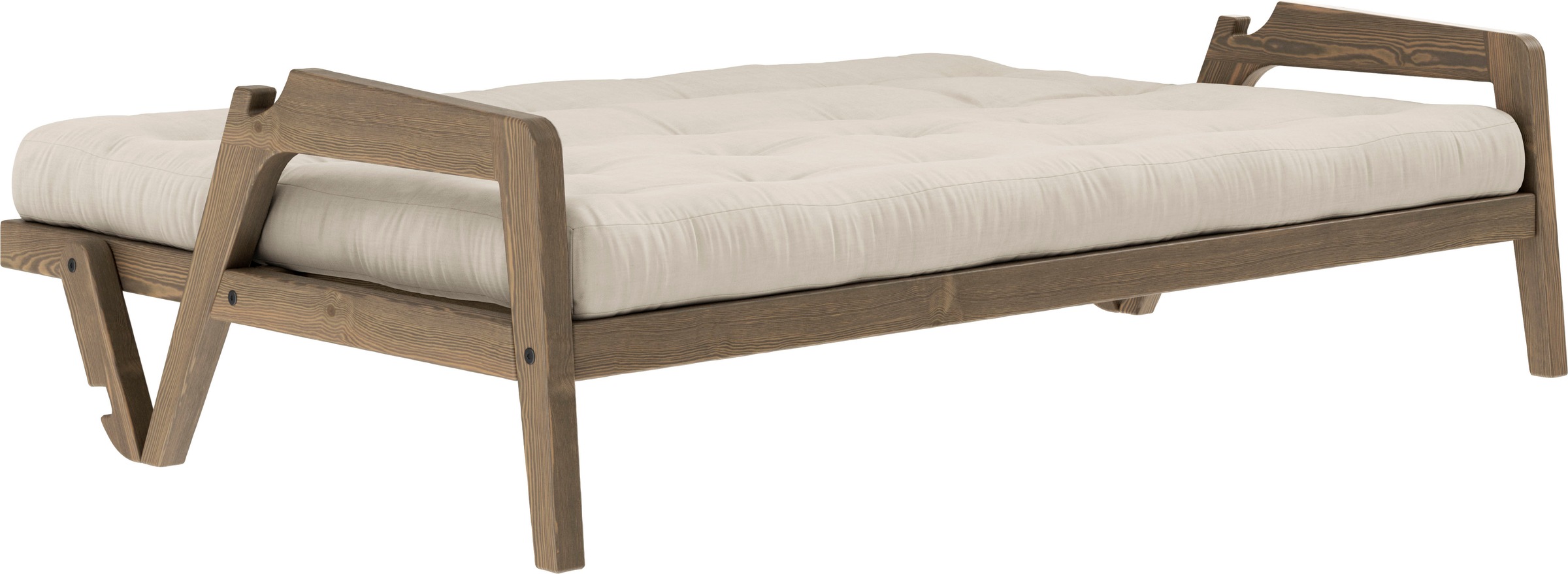 Karup Design Schlafsofa, Mit Holzstruktur, inkl. Futonmatratze, Liegefläche 130x190 cm