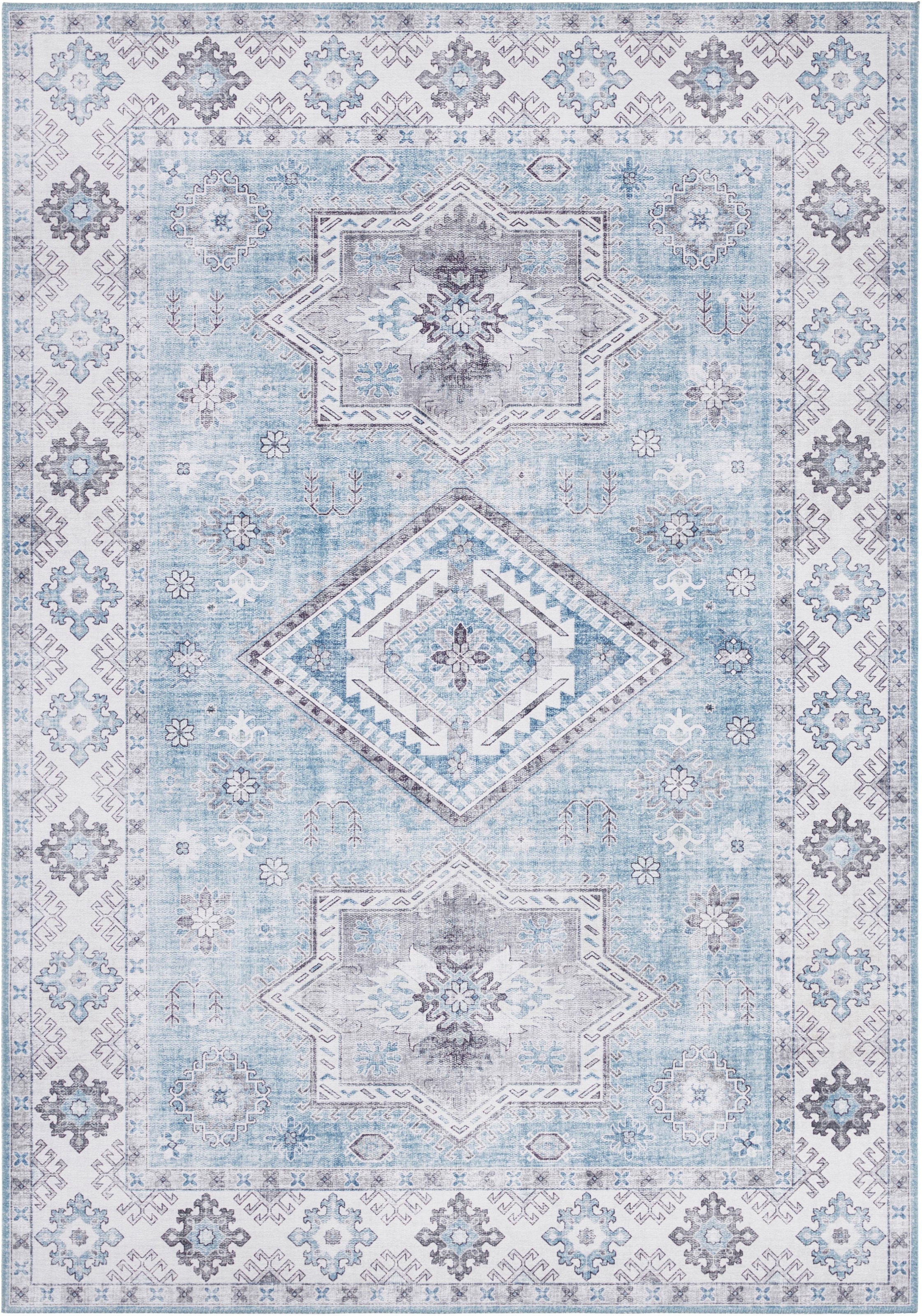 NORTHRUGS Teppich »Gratia«, rechteckig, 5 mm Höhe, Orientalisch, Vintage, F günstig online kaufen