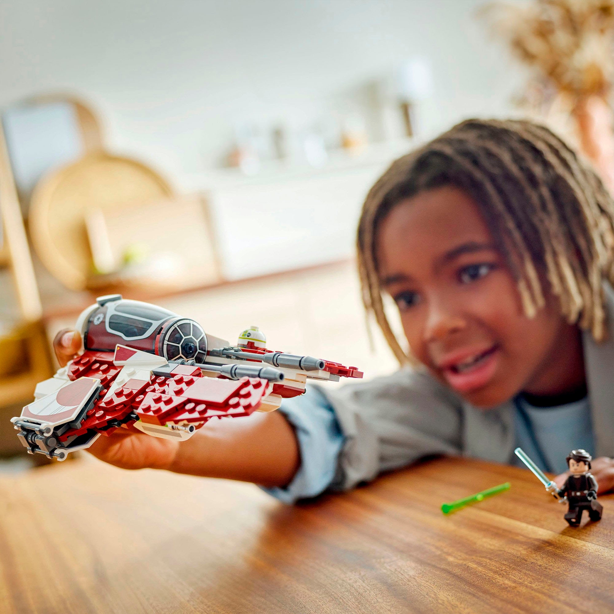LEGO® Konstruktionsspielsteine »Ahsokas Jedi Interceptor™ (75401), LEGO Star Wars«, (290 St.), Made in Europe