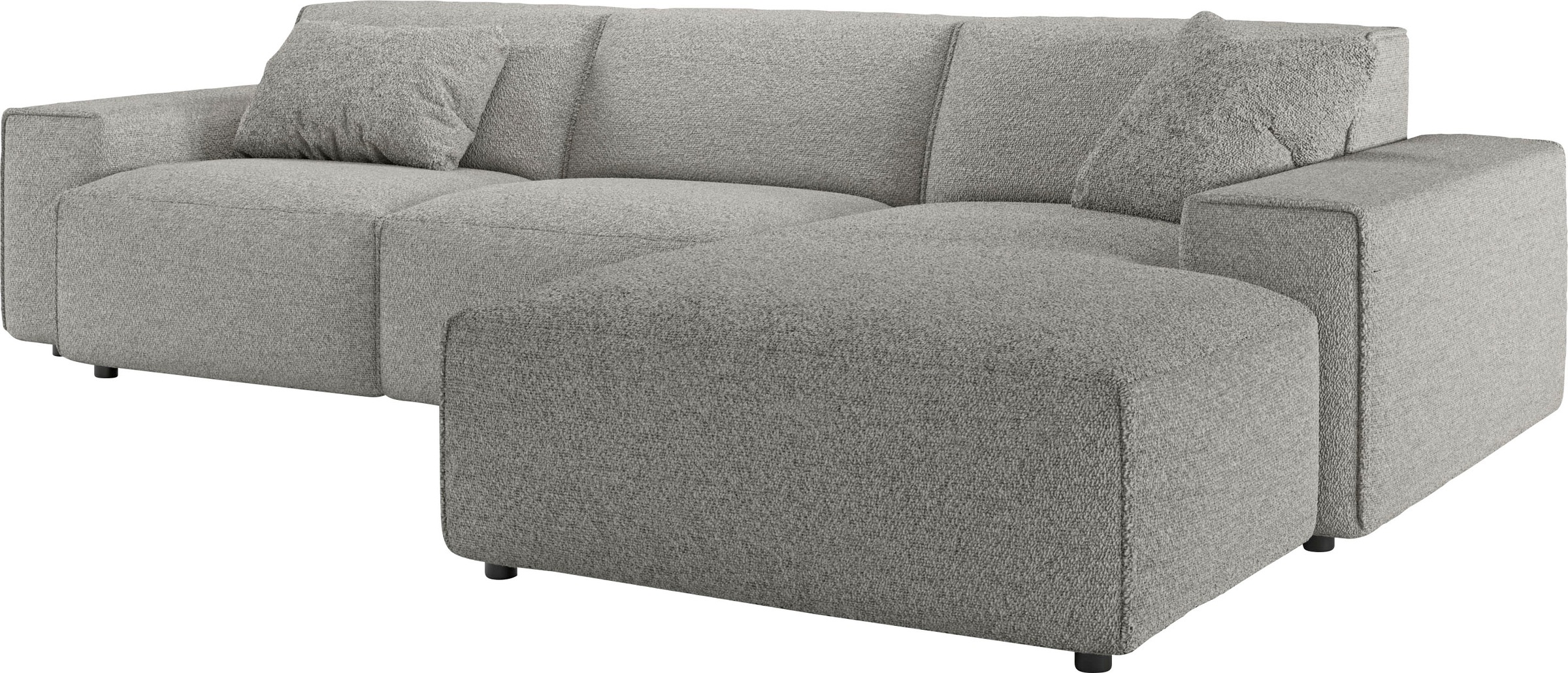 andas Ecksofa »Glimminge auch in Breitcord, Feincord, Bouclé + Easy care-Bezug«, L-Form, Breite 294, Zierkissen