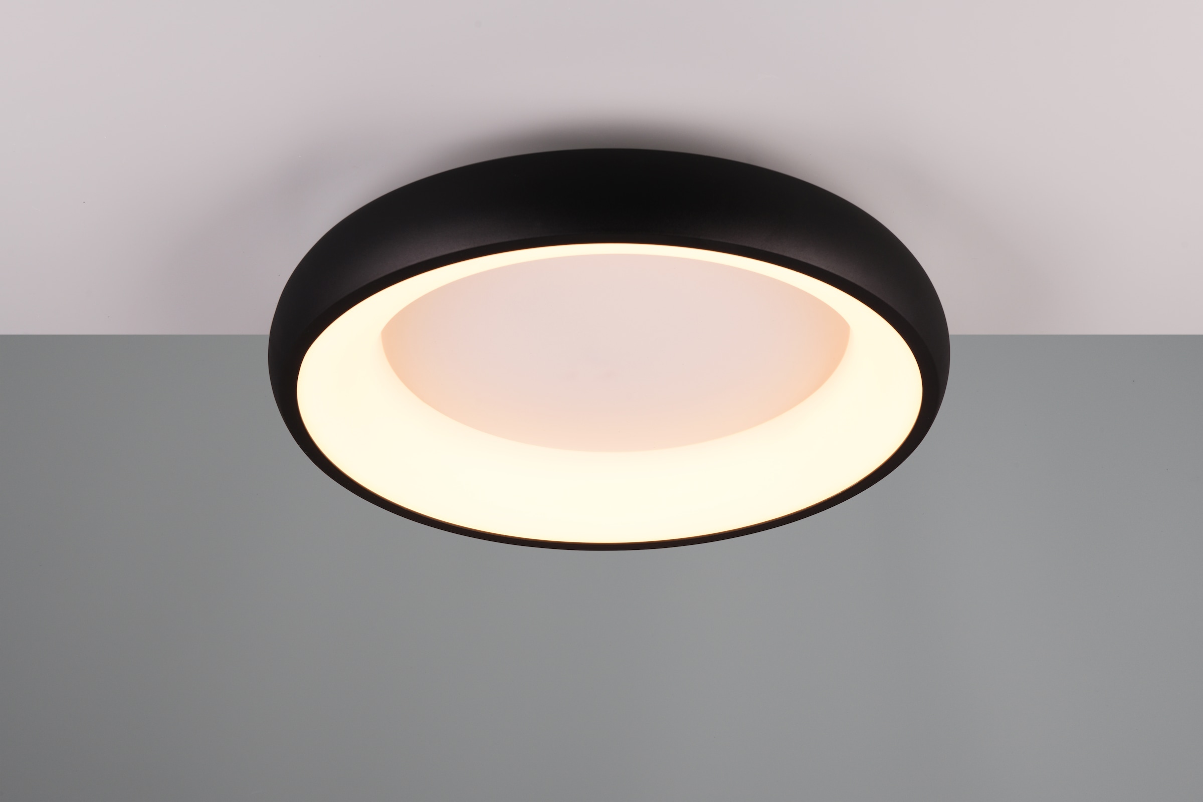 TRIO Leuchten LED Deckenleuchte »CARDONA, runde LED Deckenlampe Büro, Ø 46cm, 3300 Lumen 29W, dimmbar«, 1 flammig, Leuchtmittel LED-Board | LED fest integriert, CCT - Lichtfarbe einstellbar 2300/3000/4000K, auch Wandmontage möglich